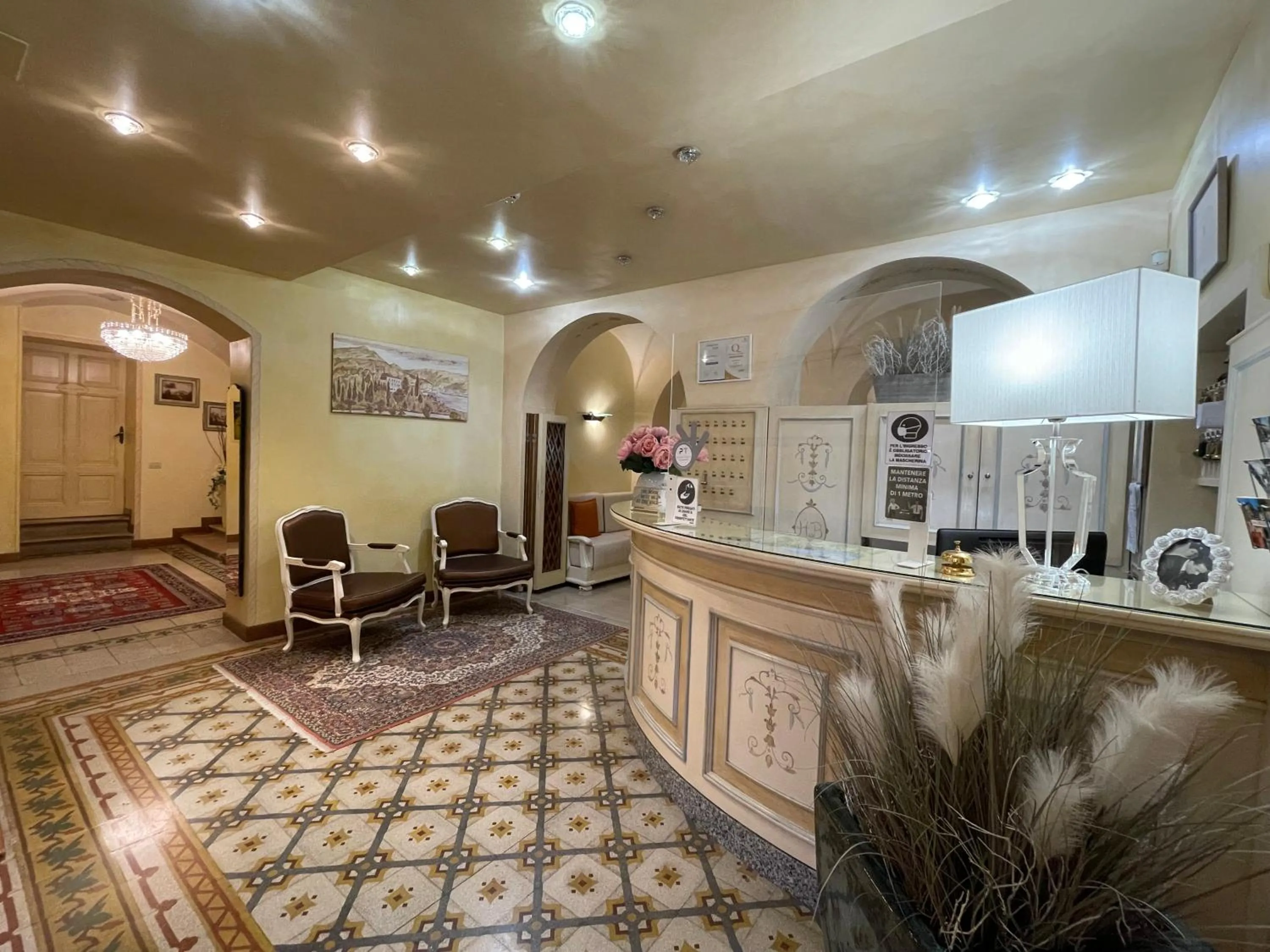 Lobby or reception in Hotel Bellevue