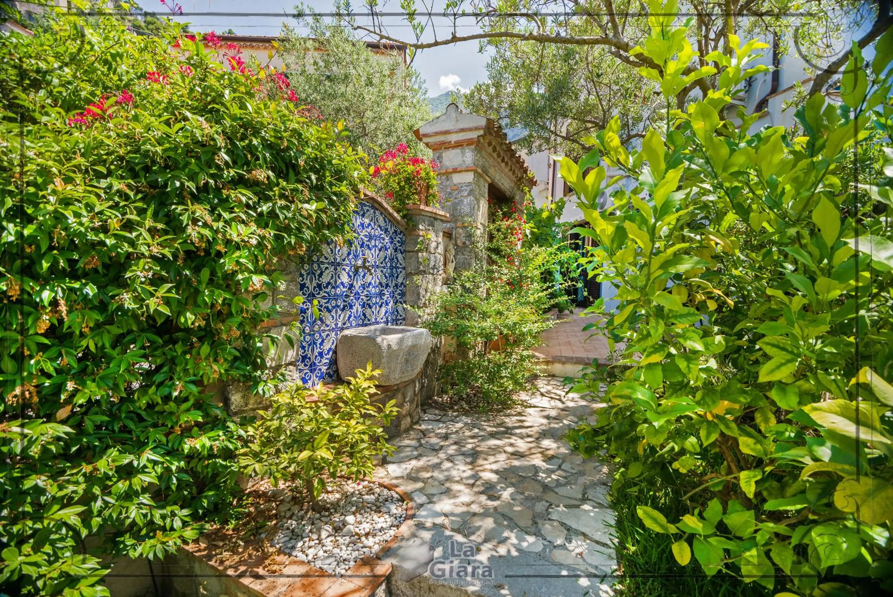 Garden in B&b La Giara