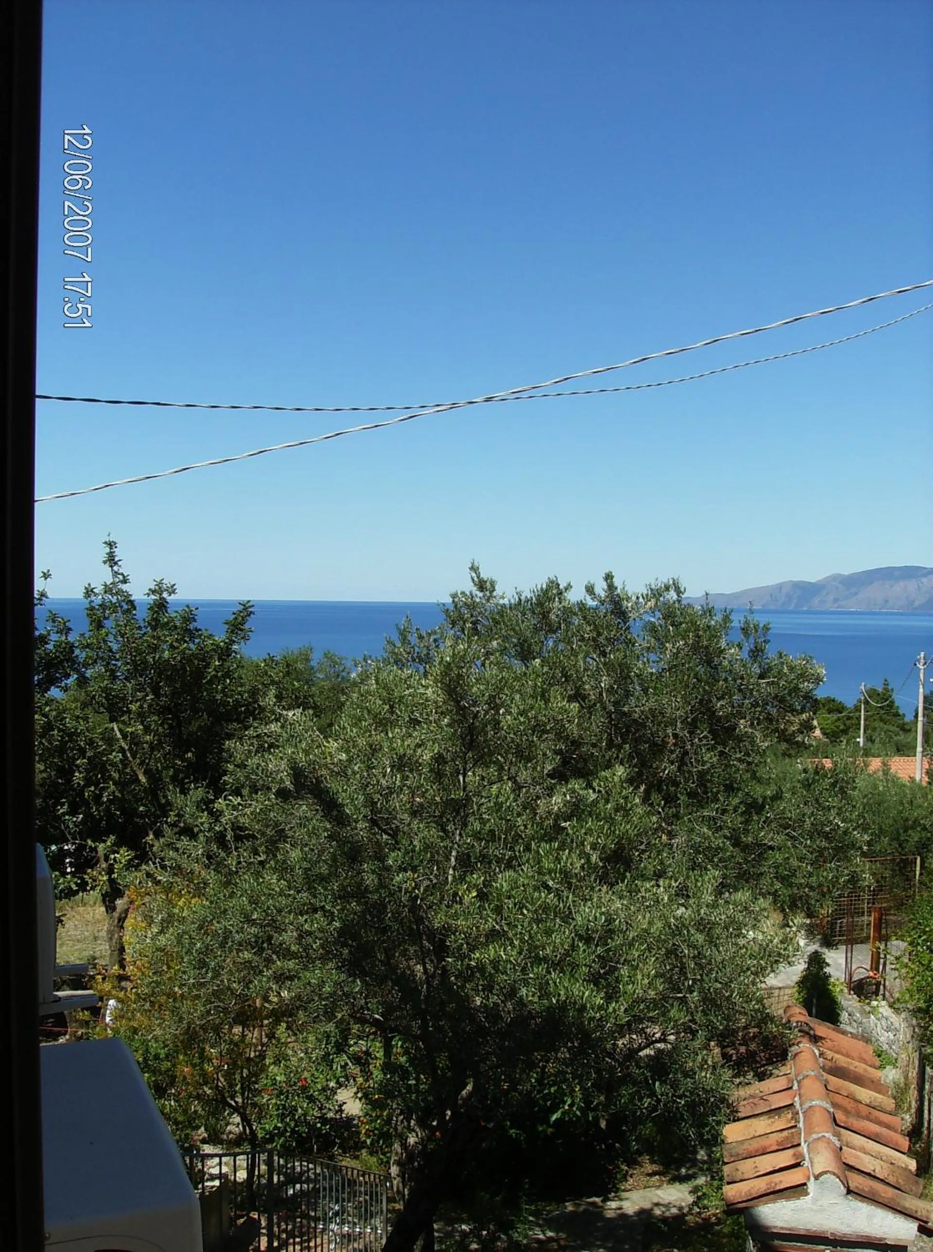 Sea view in B&b La Giara