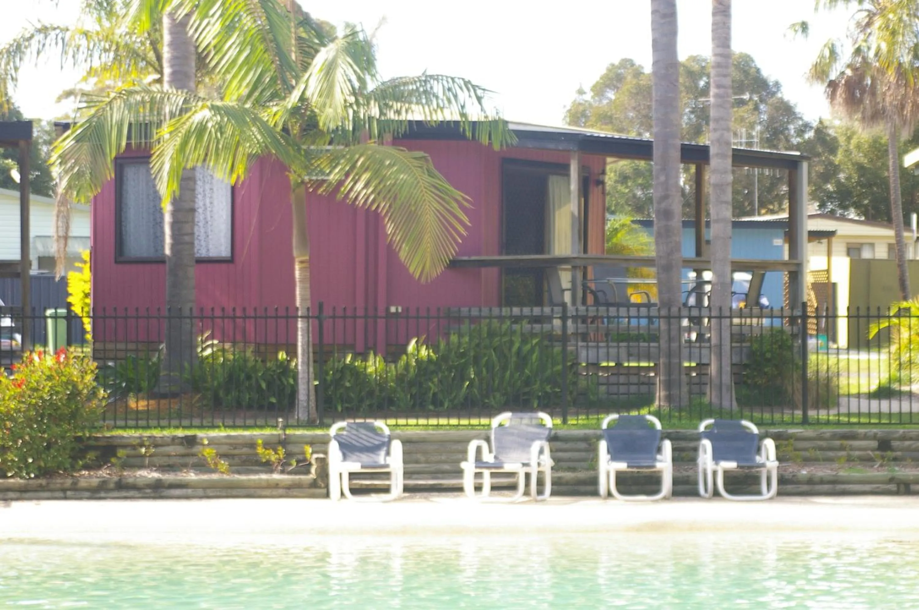 Pool view in Smugglers Cove Holiday Village