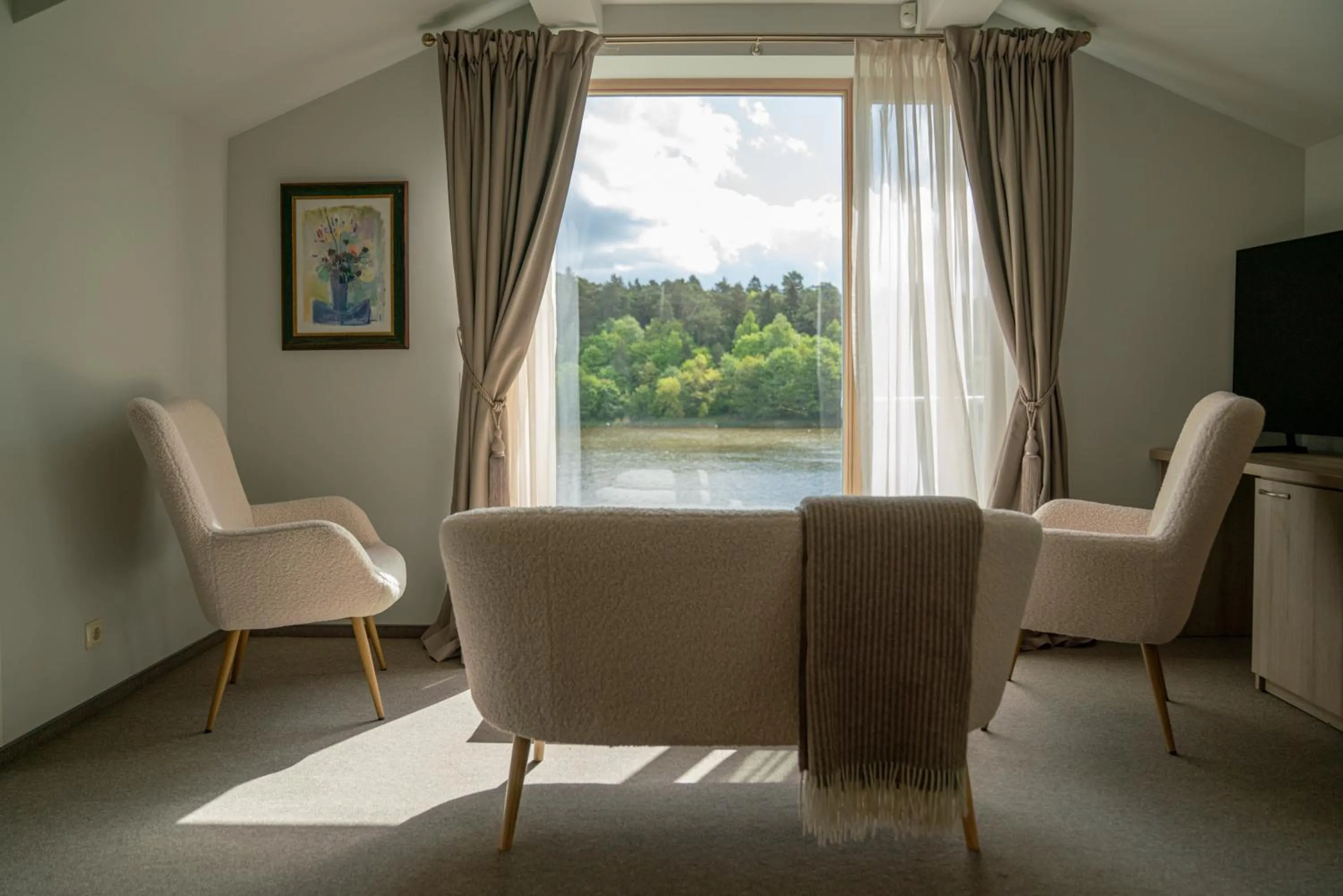 Two-Bedroom Deluxe Apartment in Birštono Banginukas poilsio namai