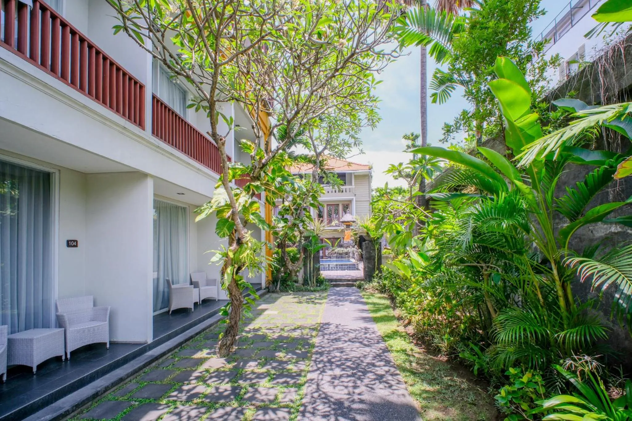 Property building in Kamini Legian Hotel