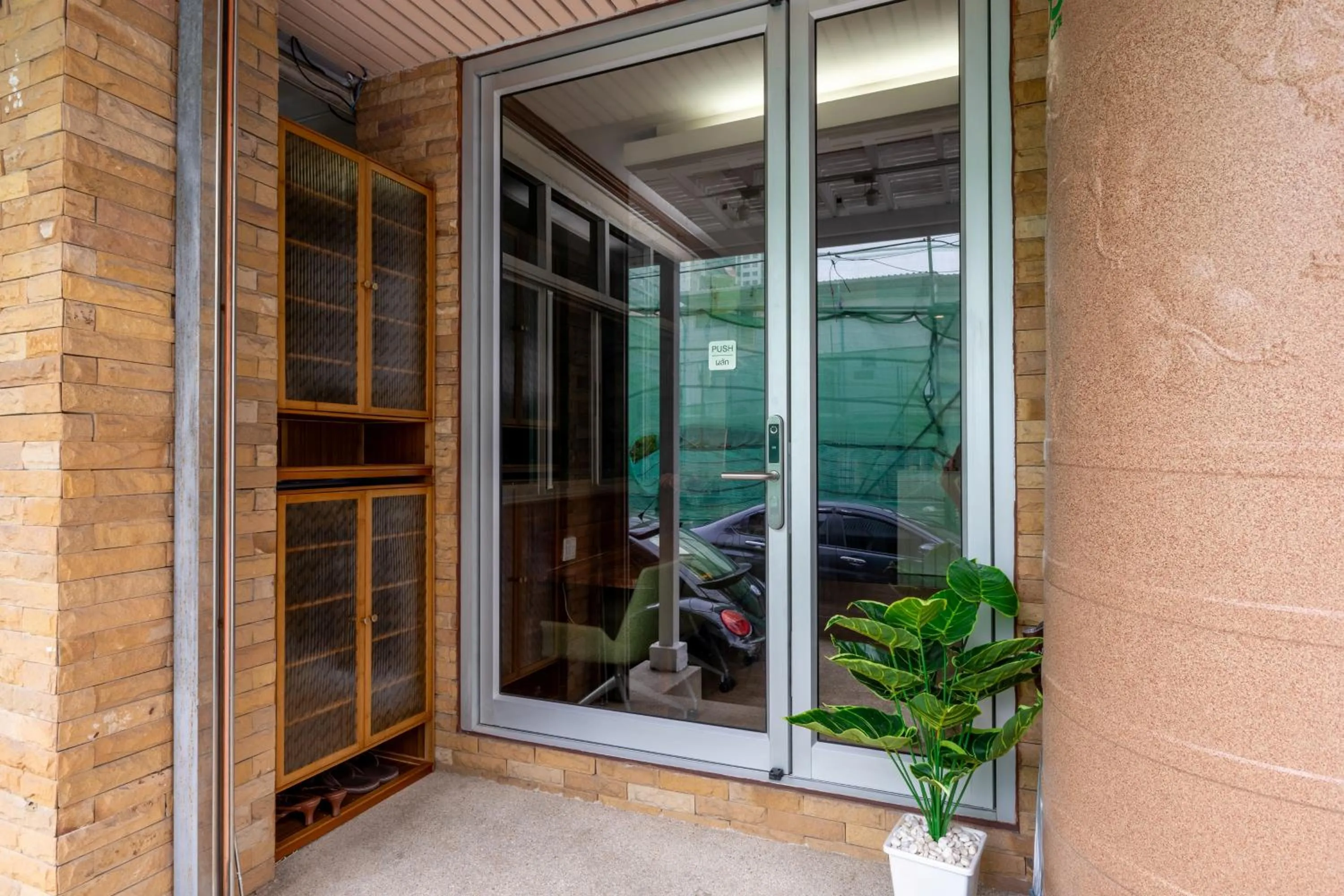 Facade/entrance in Calmly Stay Ratchada