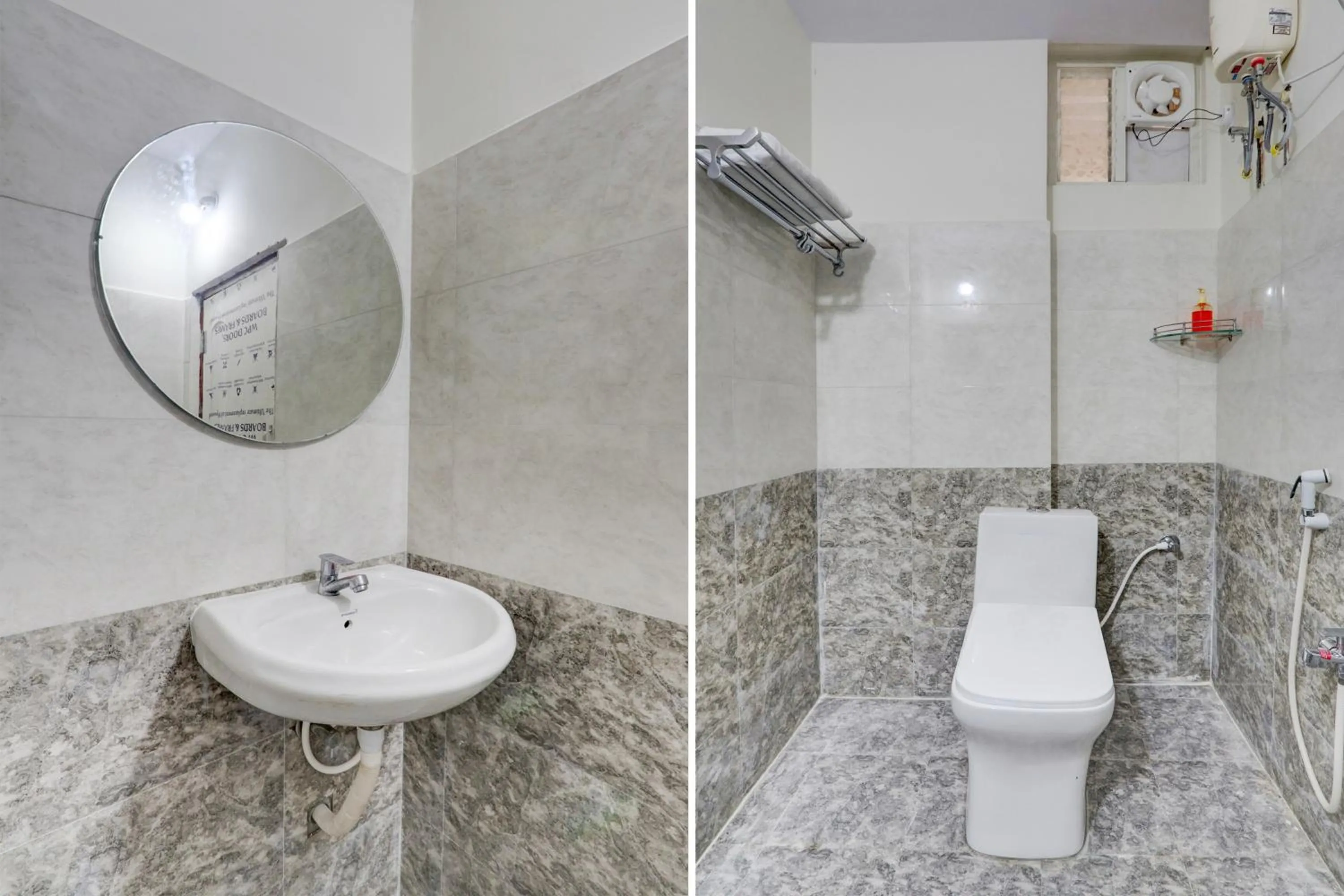 Bathroom in Super Collection O Khajaguda Hills Formerly Sri Balaji Luxary Rooms