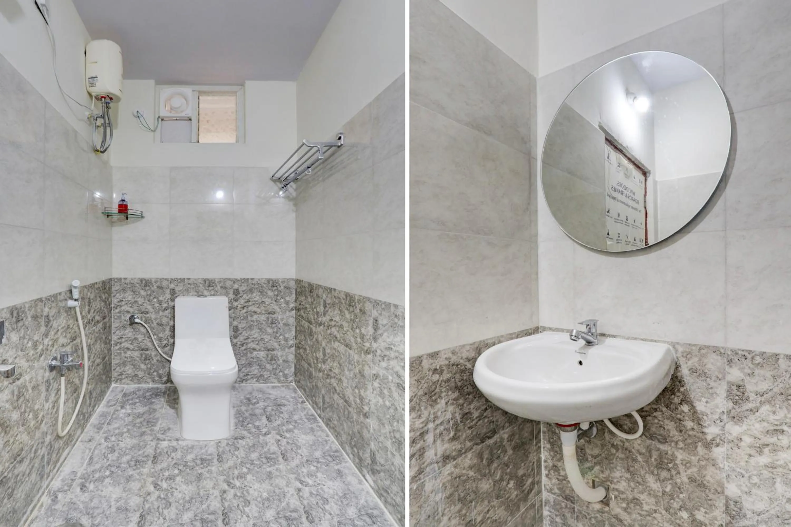 Bathroom in Super Collection O Khajaguda Hills Formerly Sri Balaji Luxary Rooms