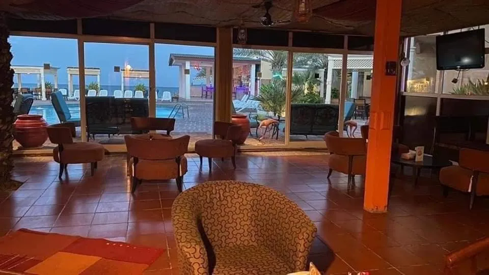 Seating area in Les Acacias Hotel Djibouti