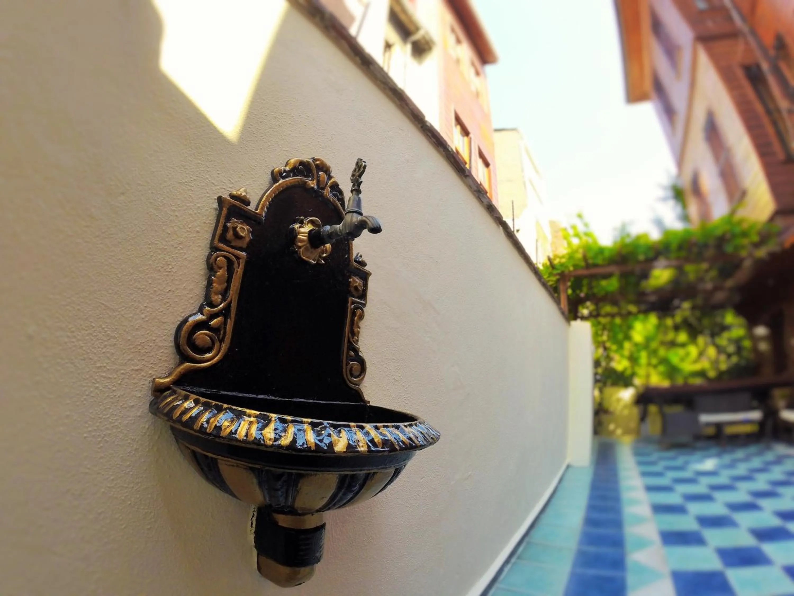 Garden view in Ottoman's Pearl Hotel