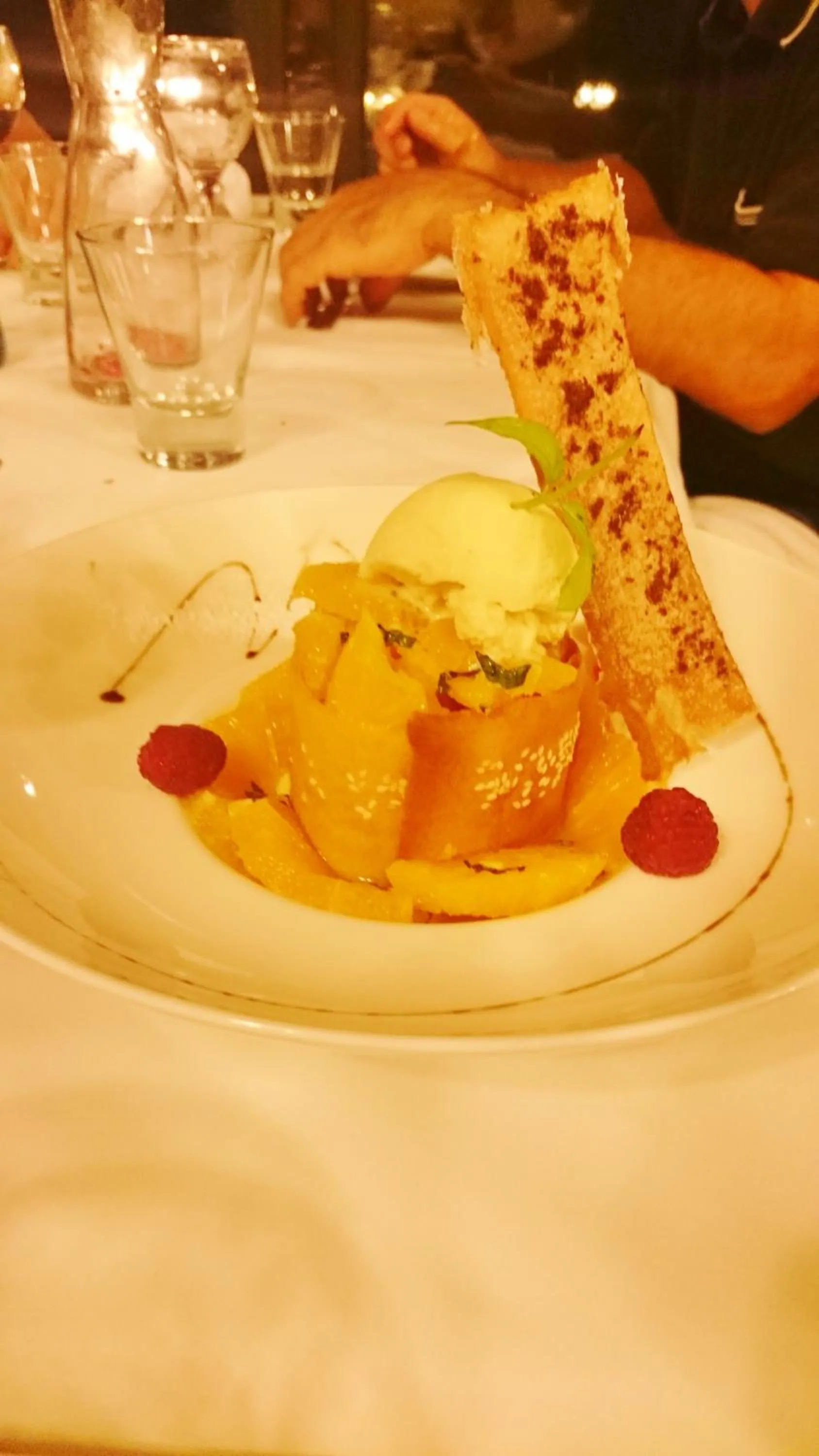 Decorative detail in Hotel Restaurant La Verperie