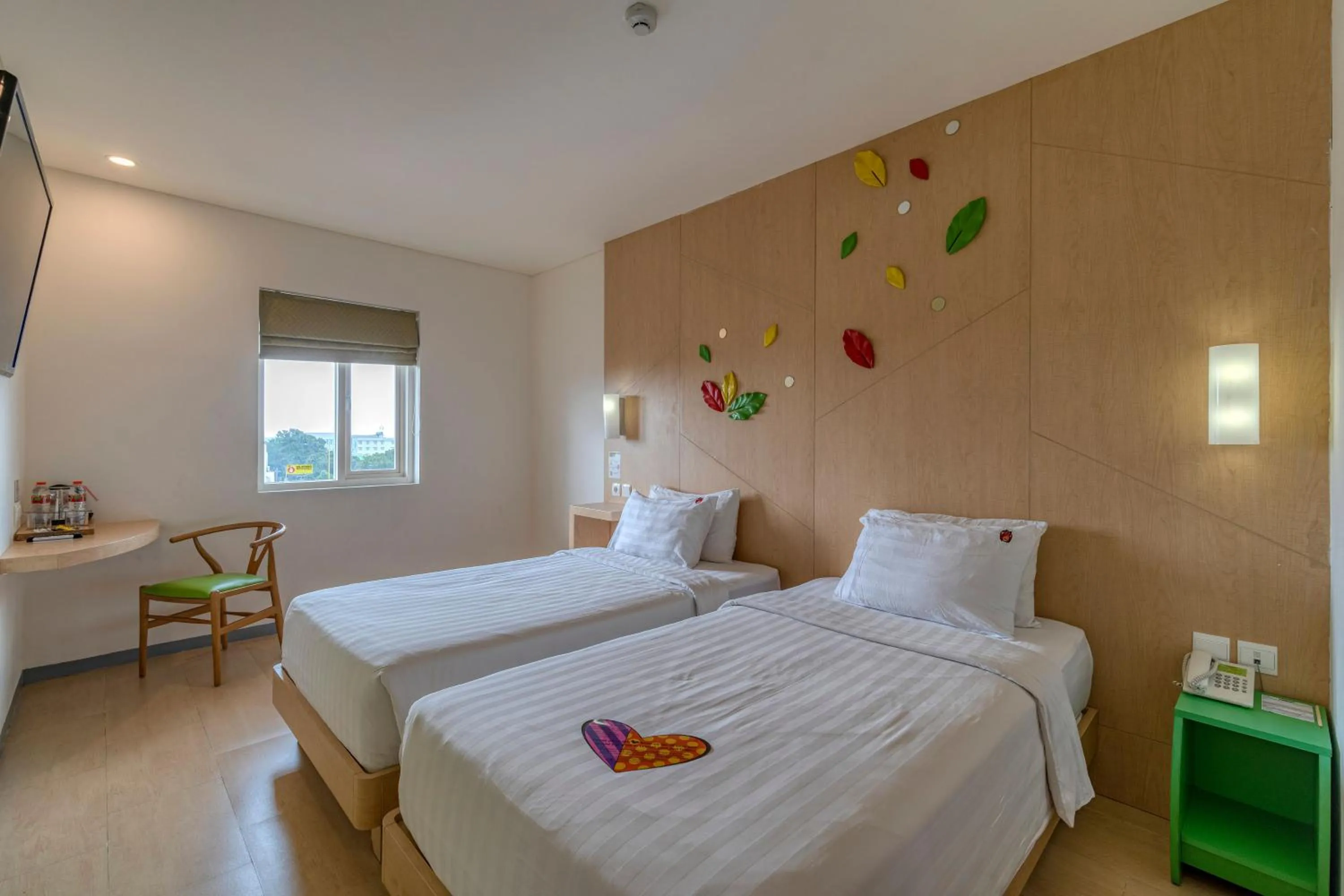 Bedroom, Bed in Ascent Hotel & Cafe Malang