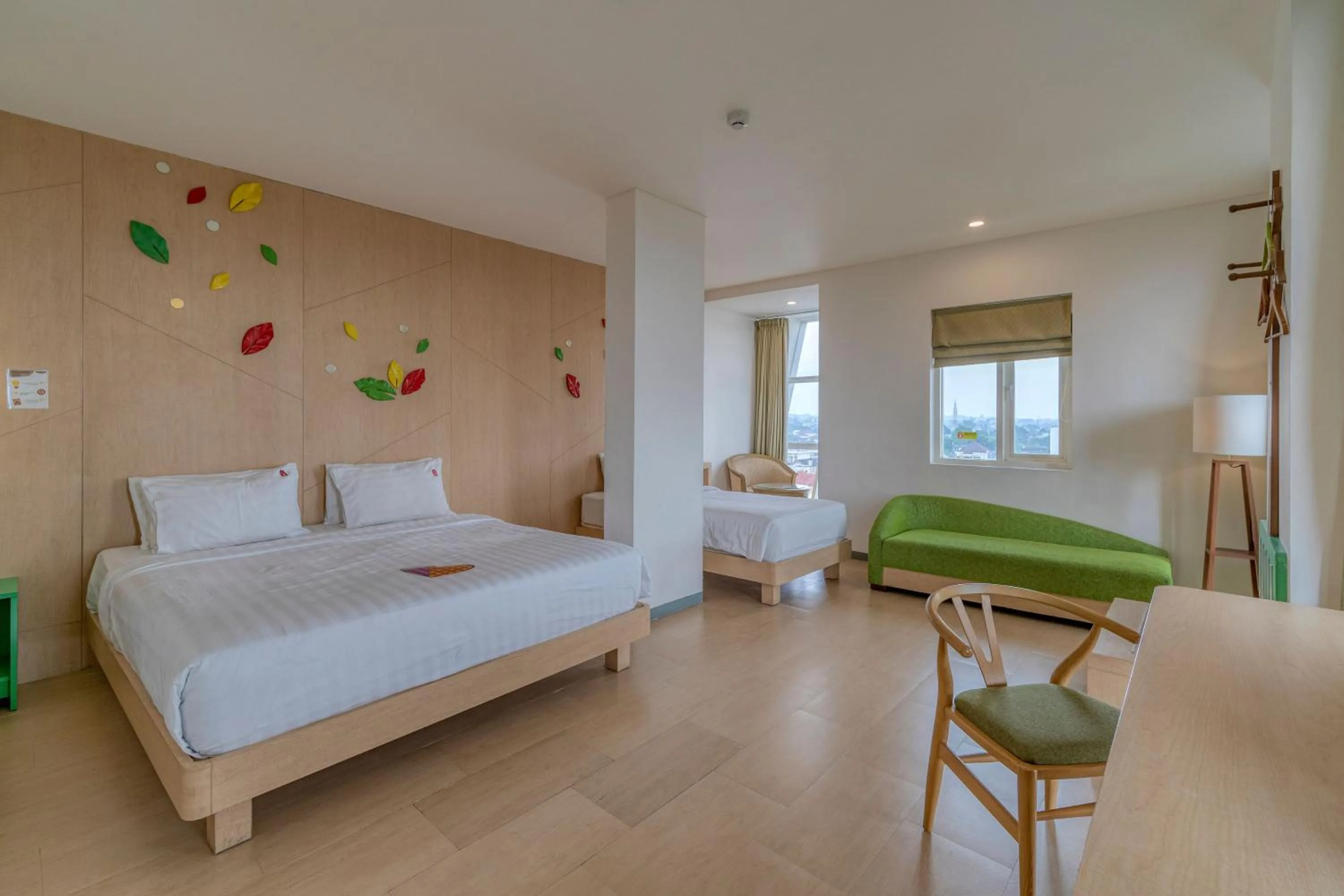 Bedroom, Bed in Ascent Hotel & Cafe Malang