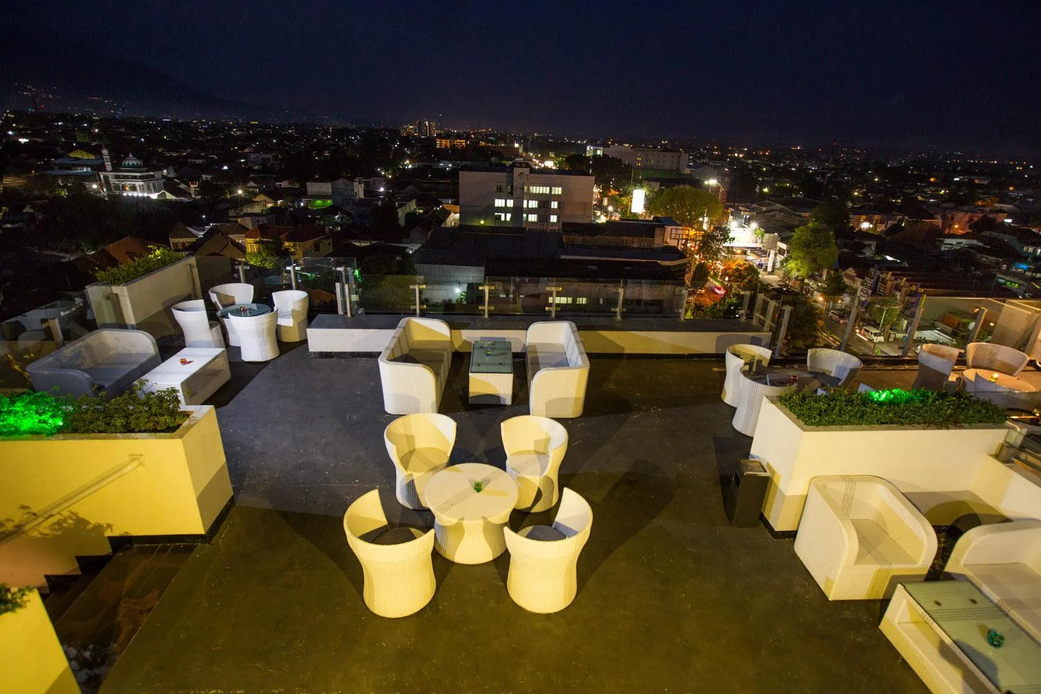 City view in Ascent Hotel & Cafe Malang