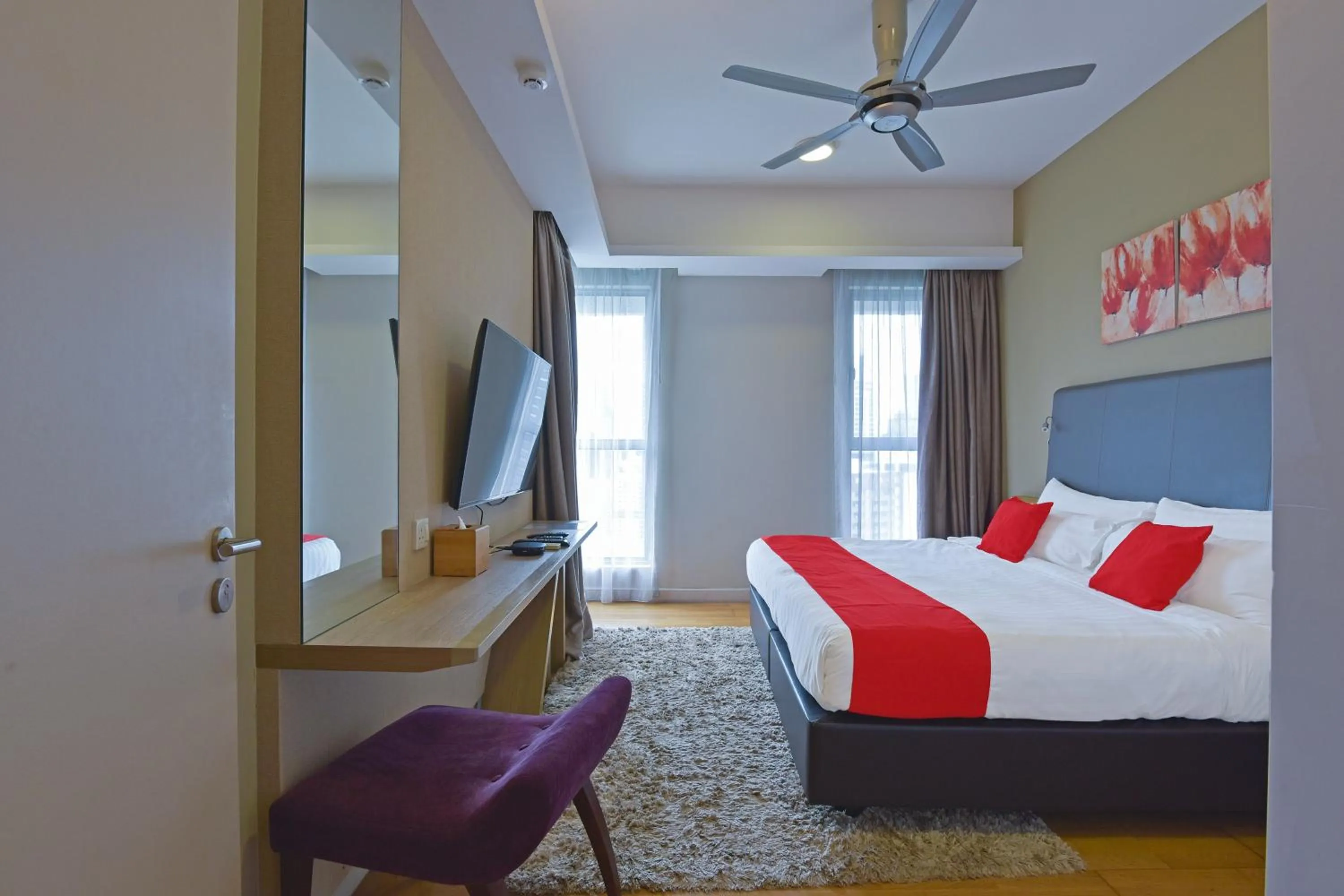 Bedroom, Bed in Palette Bukit Bintang Formerly Suasana Suites