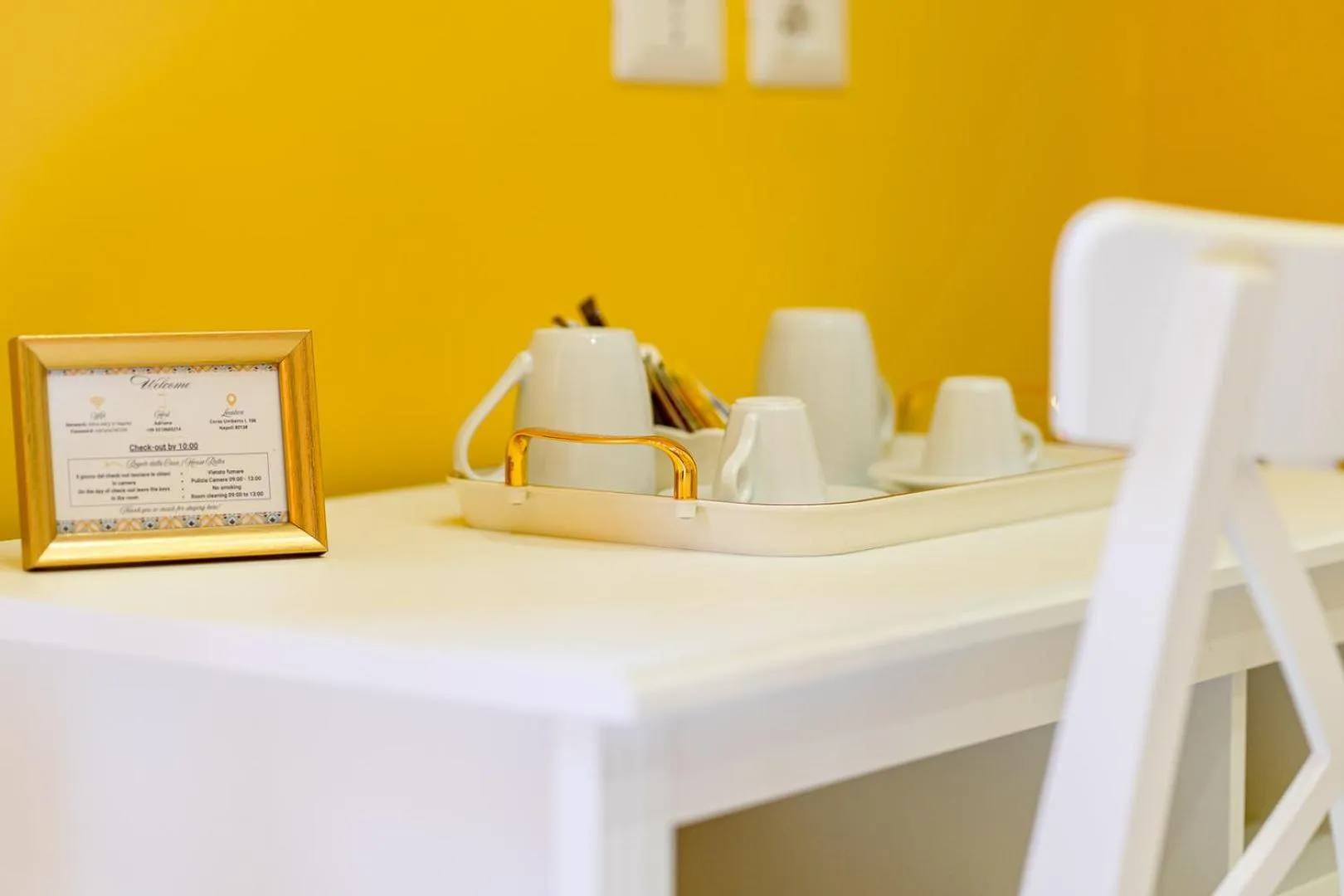 Coffee/tea facilities in Guesthouse Adry in Naples