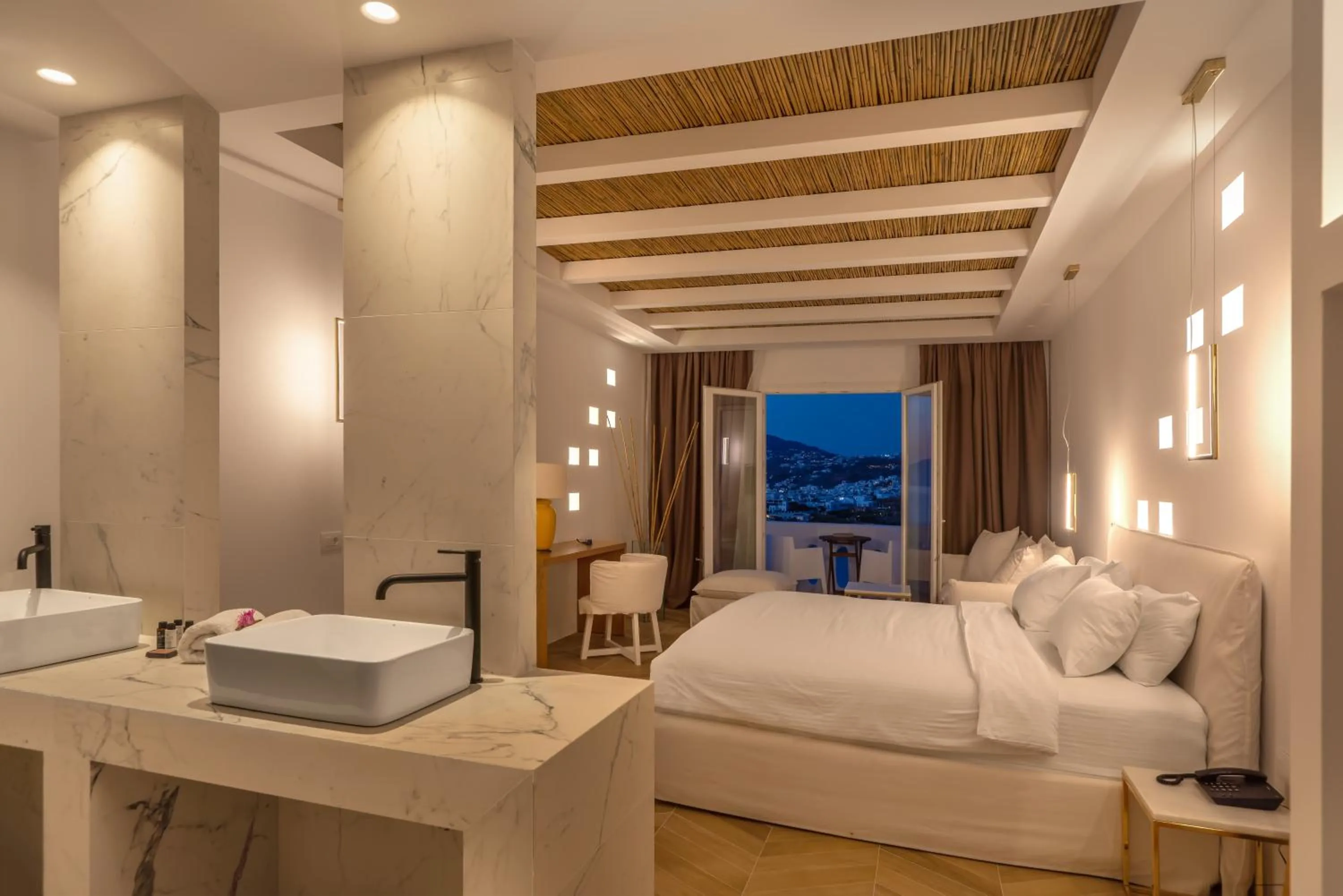 Bed in Cape Mykonos