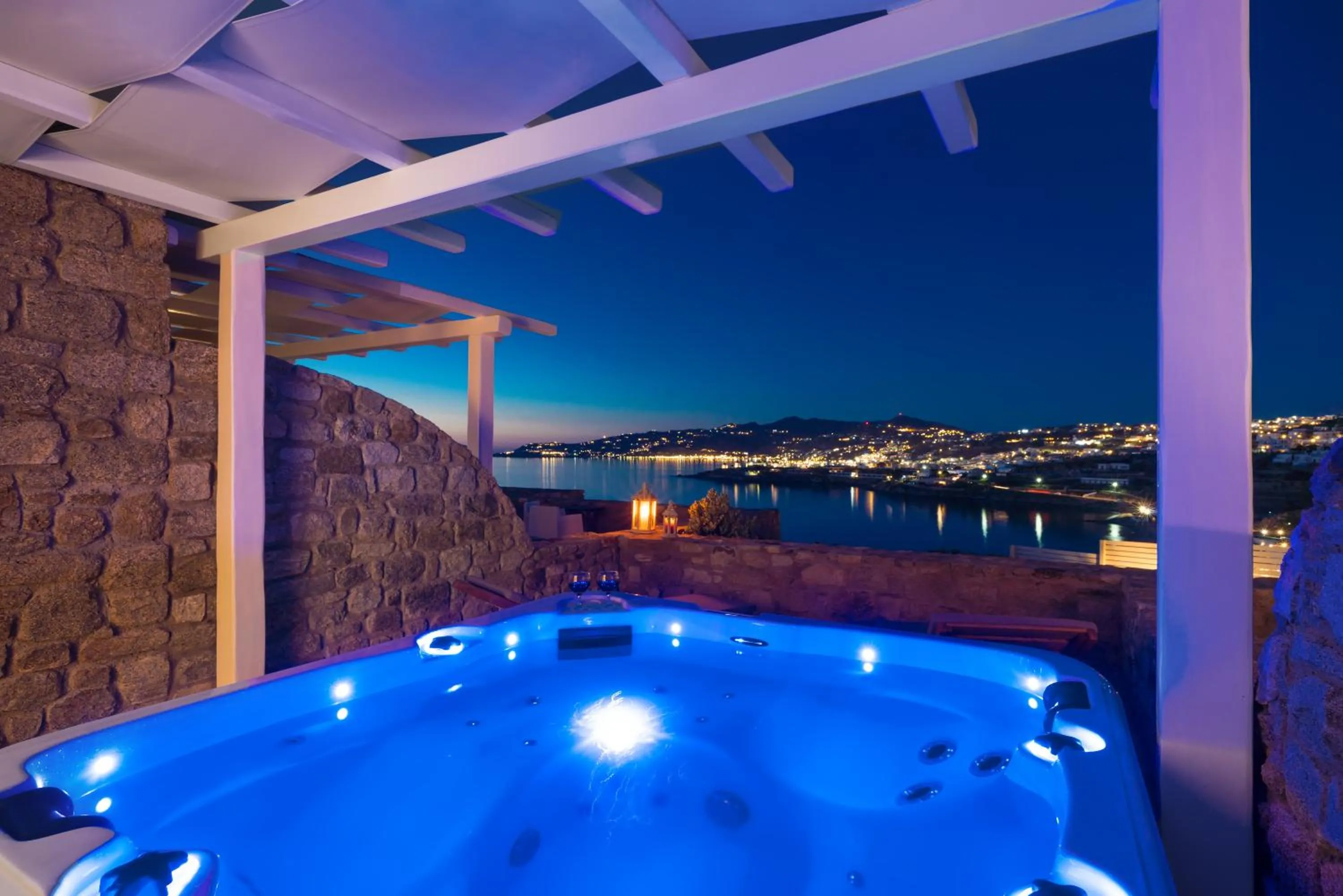 Night in Cape Mykonos
