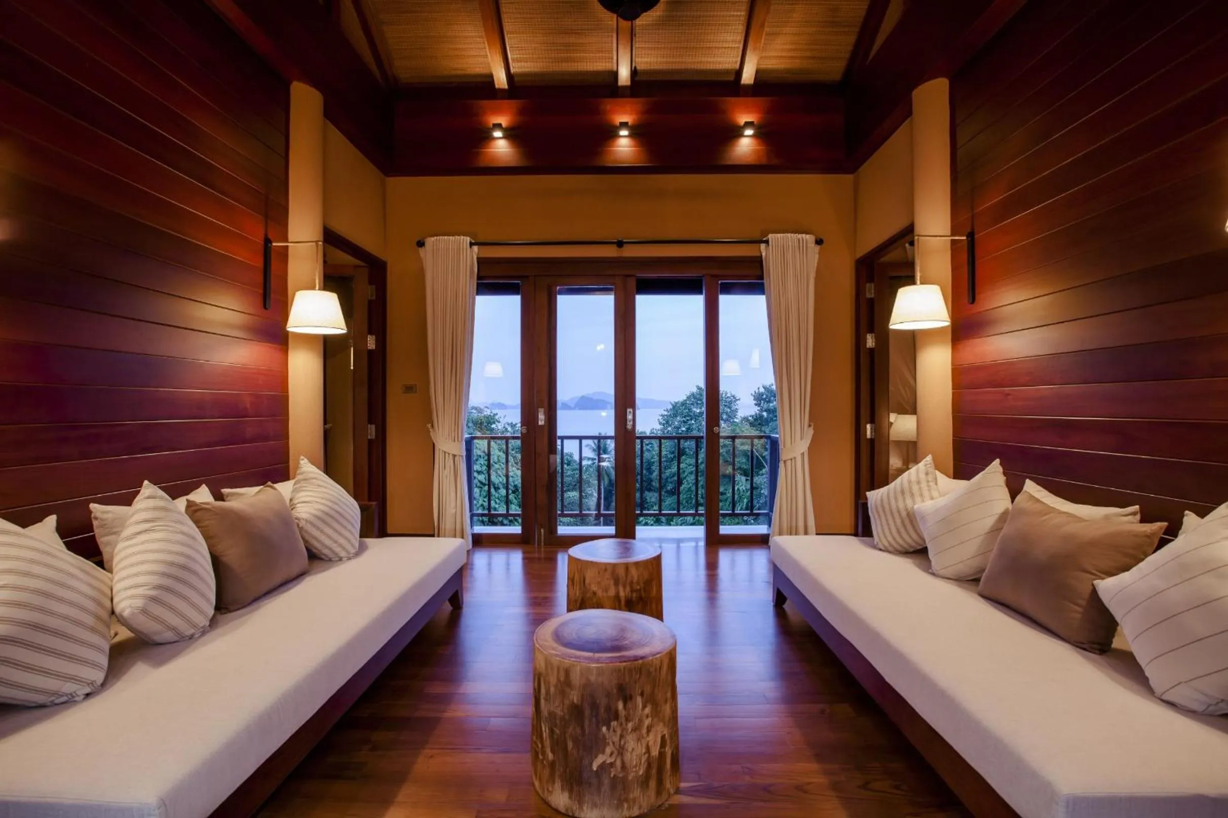 Living room in Villa Lydia, Koh Yao Noi