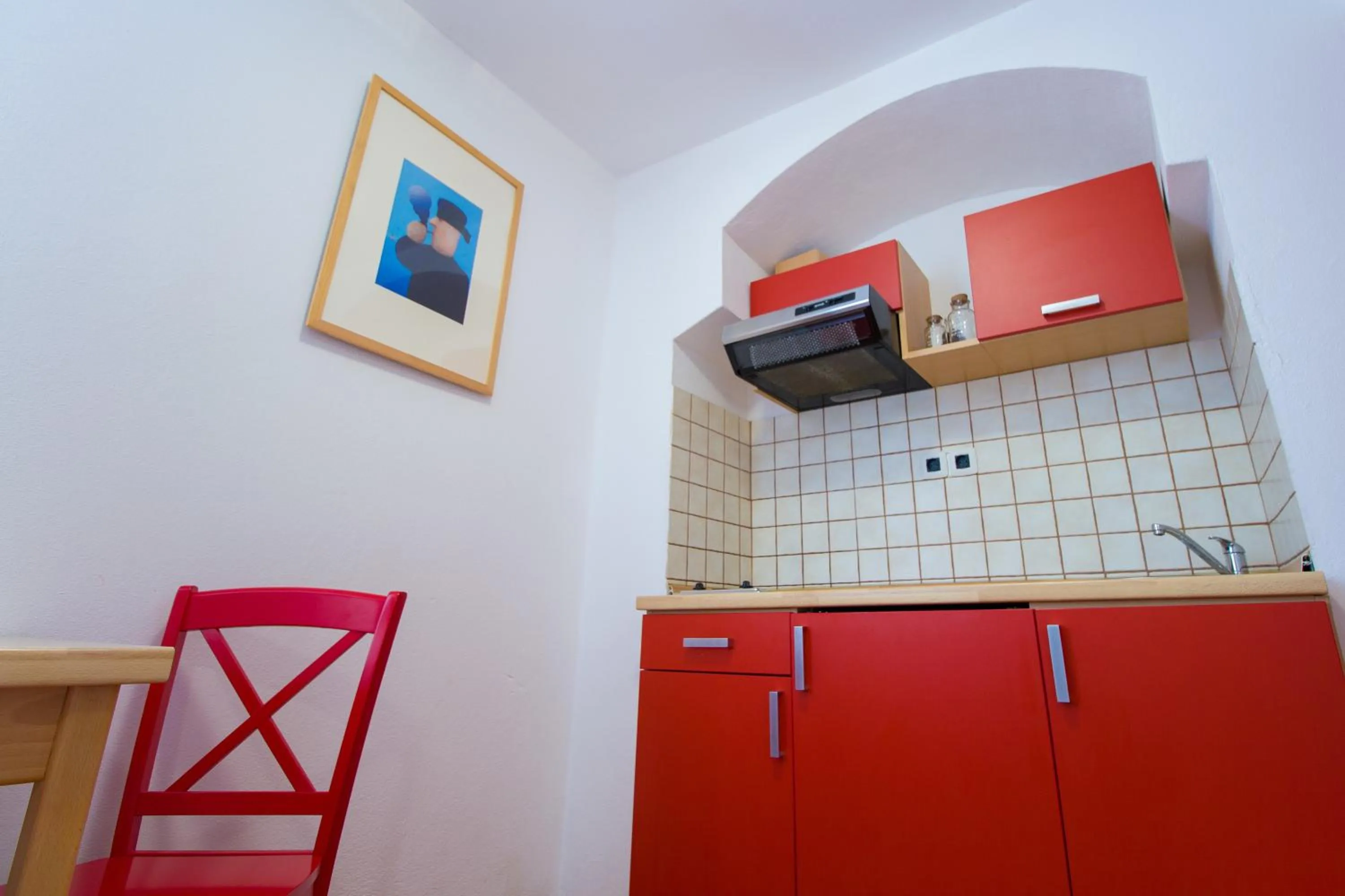 Kitchen or kitchenette in Apartments Baška