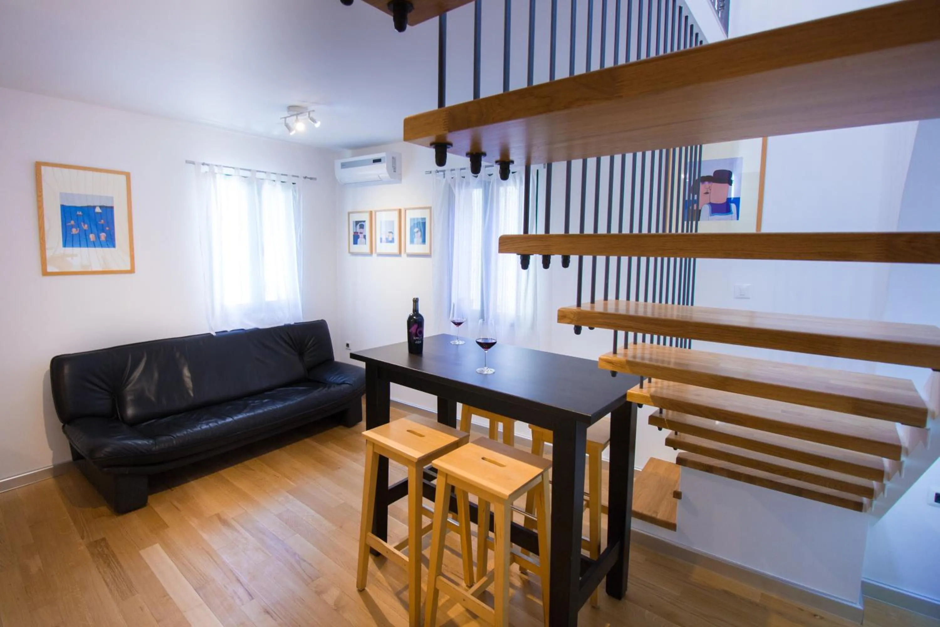 Living room in Apartments Baška