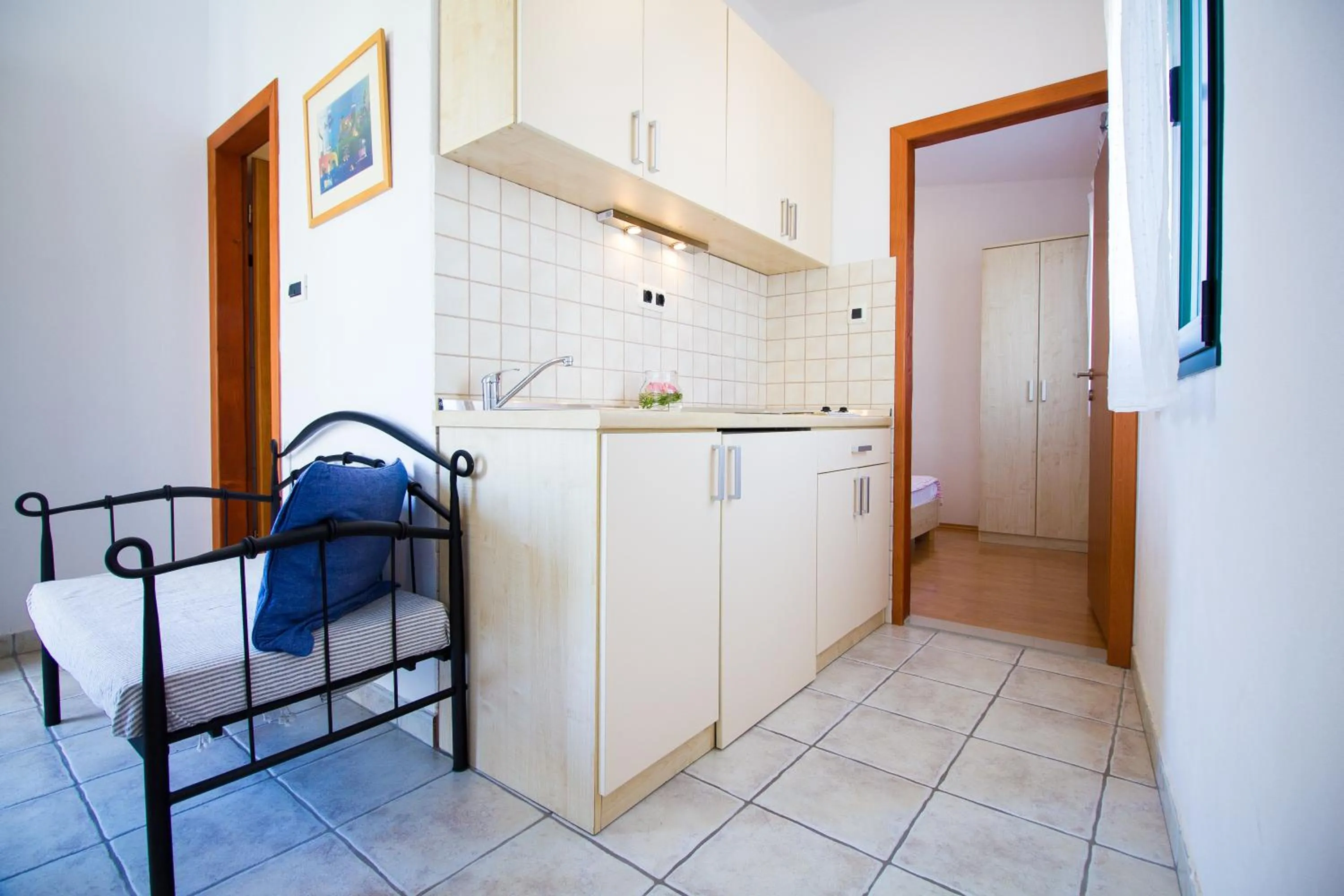 Kitchen or kitchenette in Apartments Baška