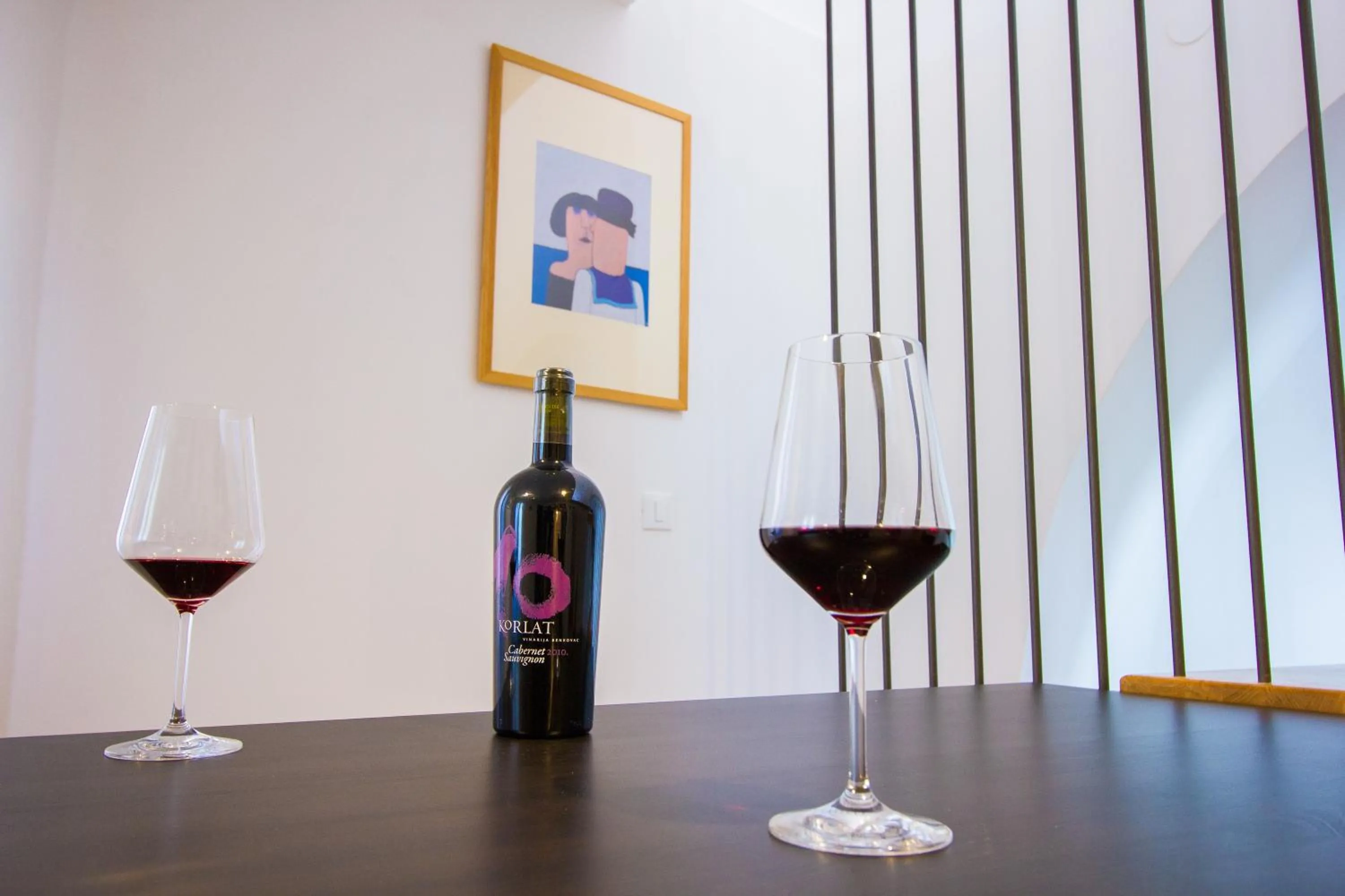 Alcoholic drinks in Apartments Baška