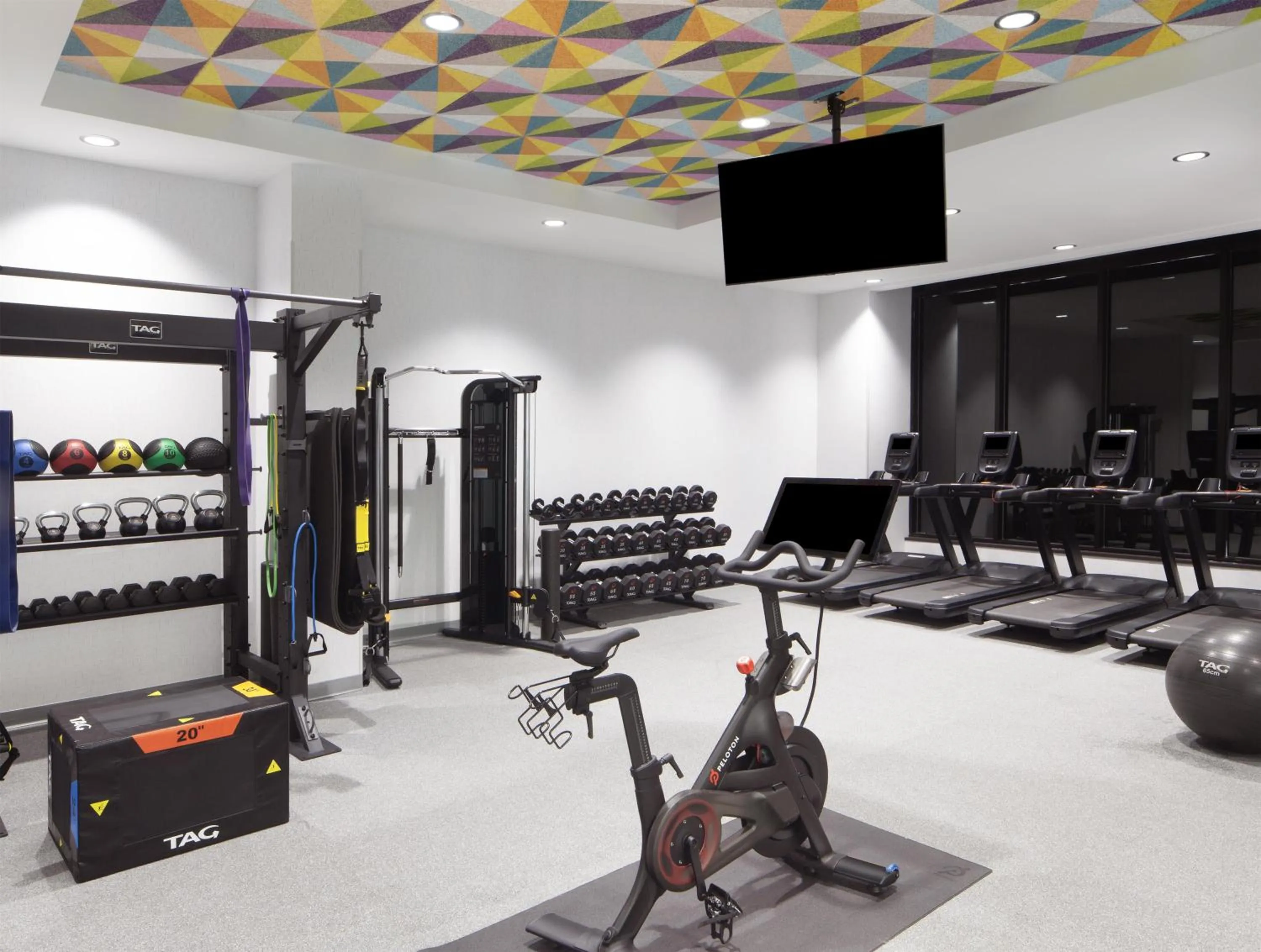 Fitness centre/facilities in Home2 Suites By Hilton Owensboro