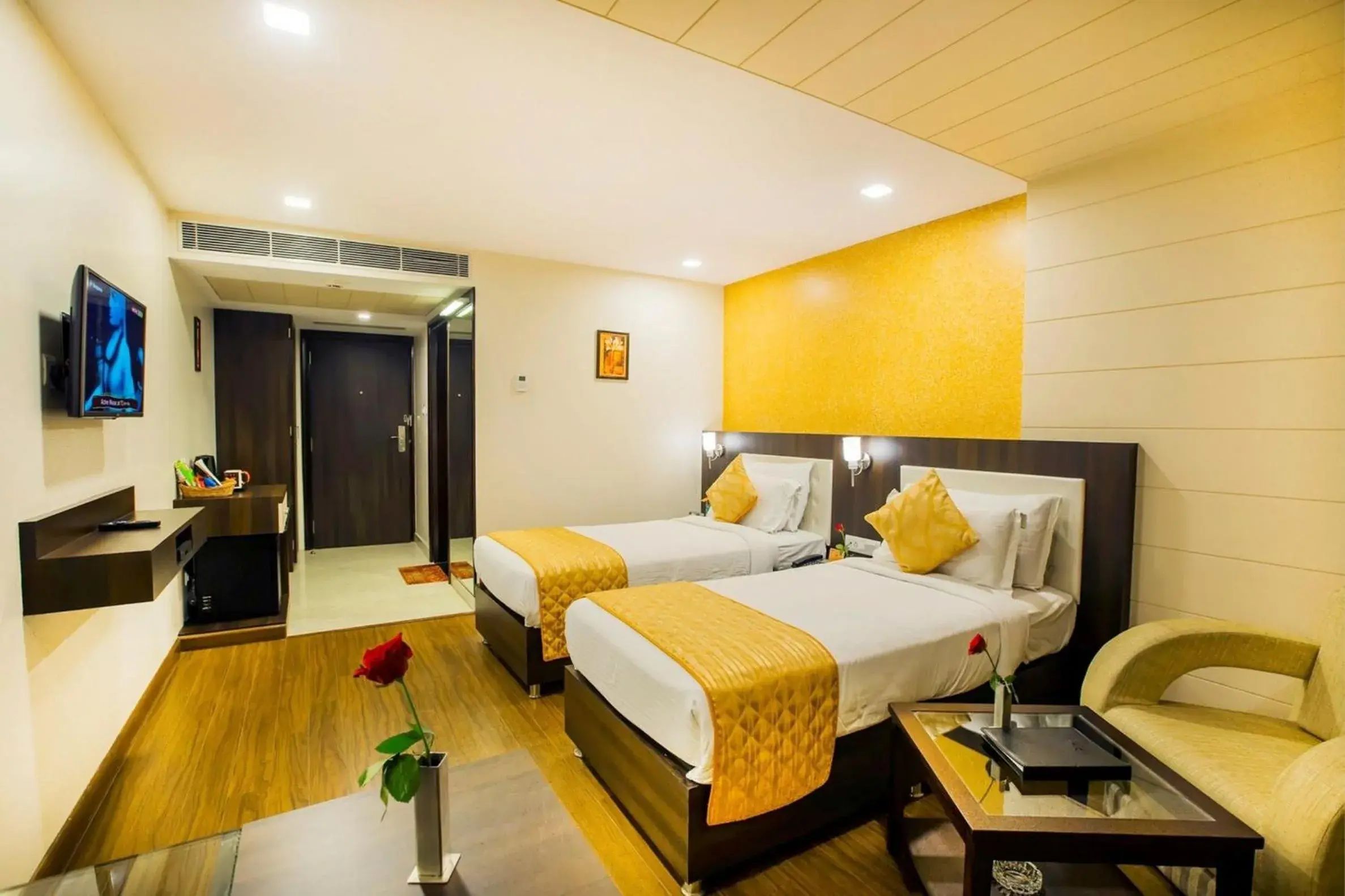 Standard Twin Room in Kapish Smart - Hotel Jaipur City Centre Standard Twin Room in Kapish Smart - Hotel Jaipur City Centre