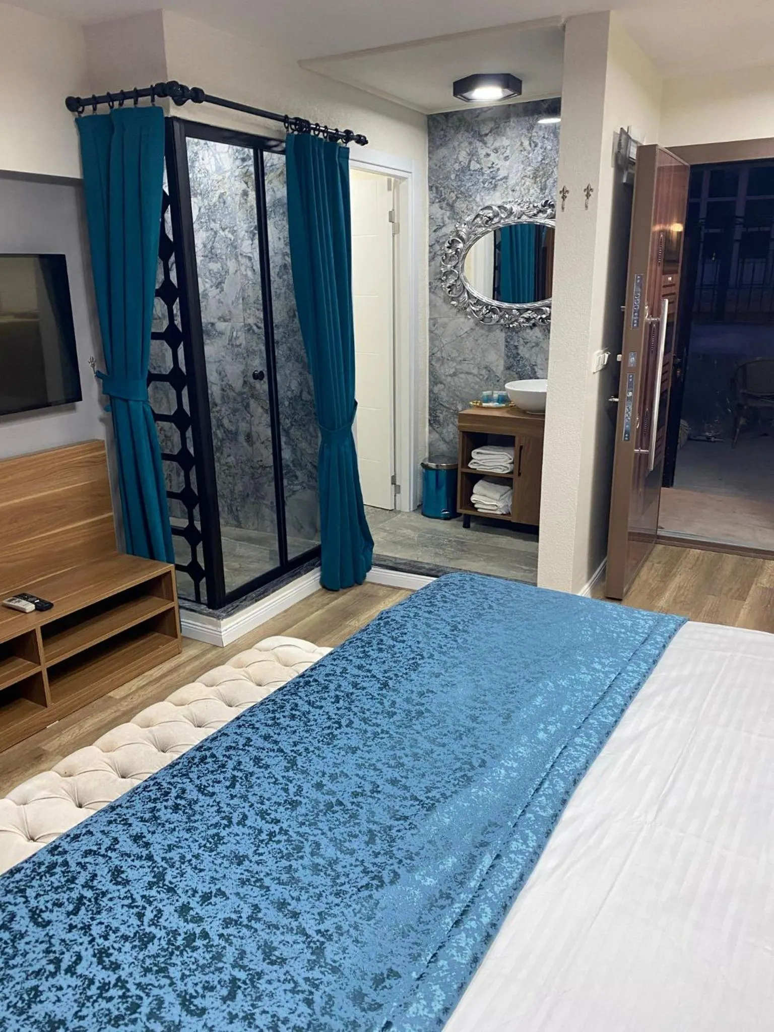 Bed in Taksim Yazıcı Residence