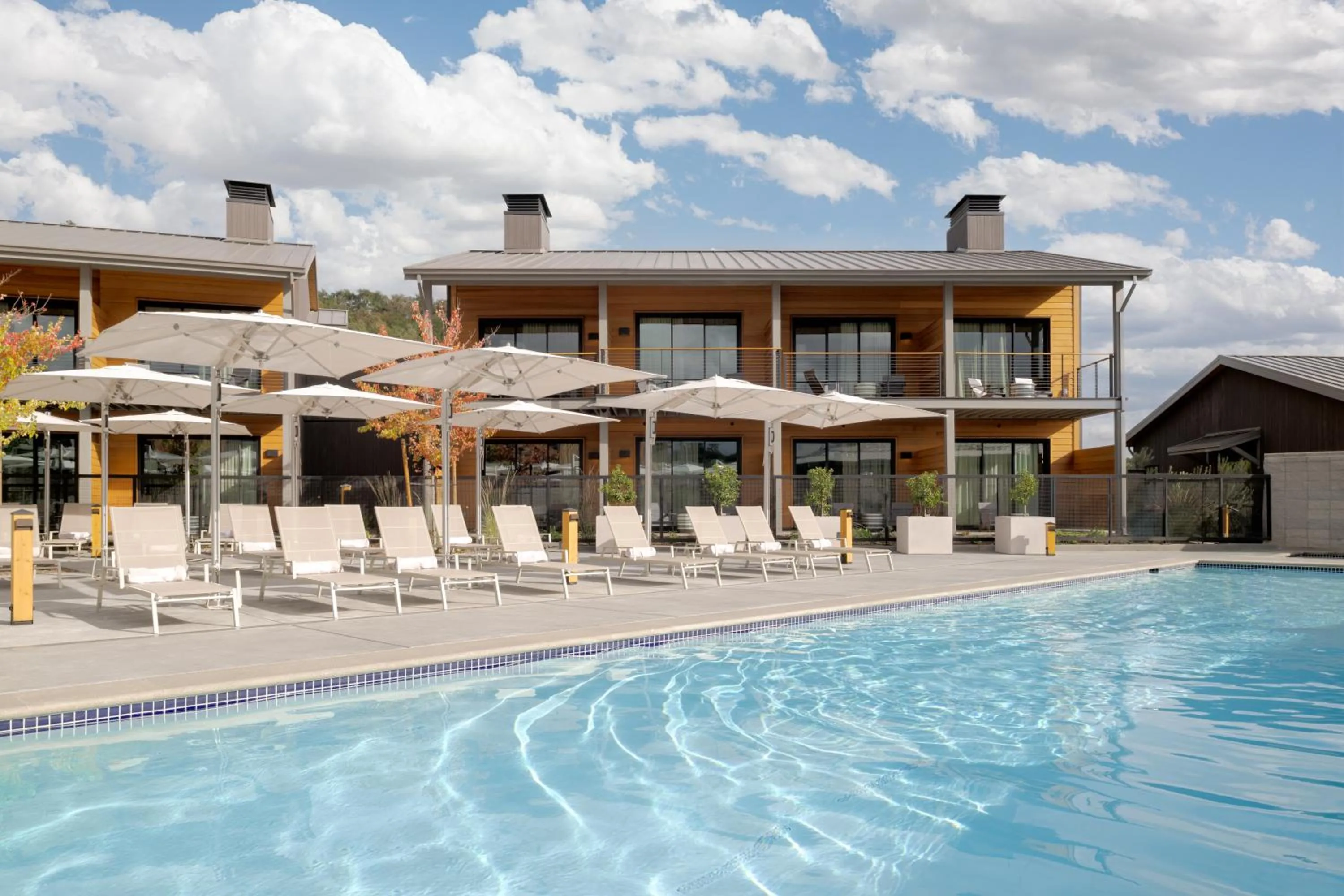 Pool view in Appellation Healdsburg