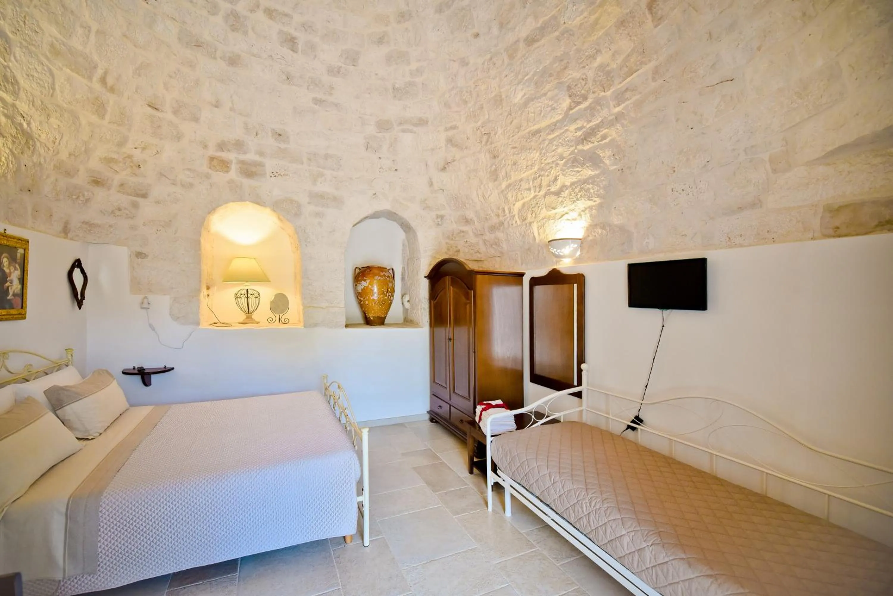 Bedroom, Bed in B&B Masseria Nuove Caselle