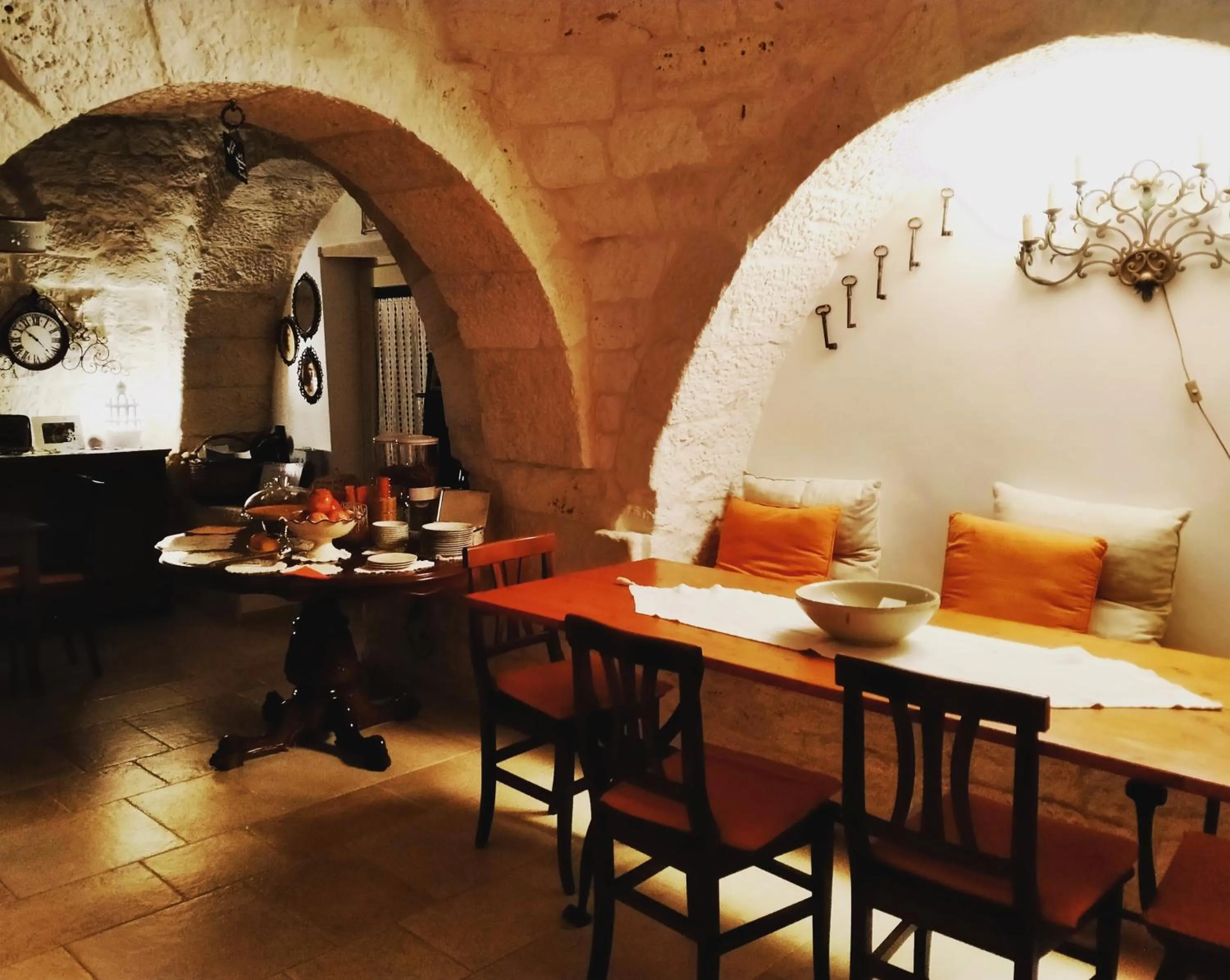 Restaurant/places to eat in B&B Masseria Nuove Caselle