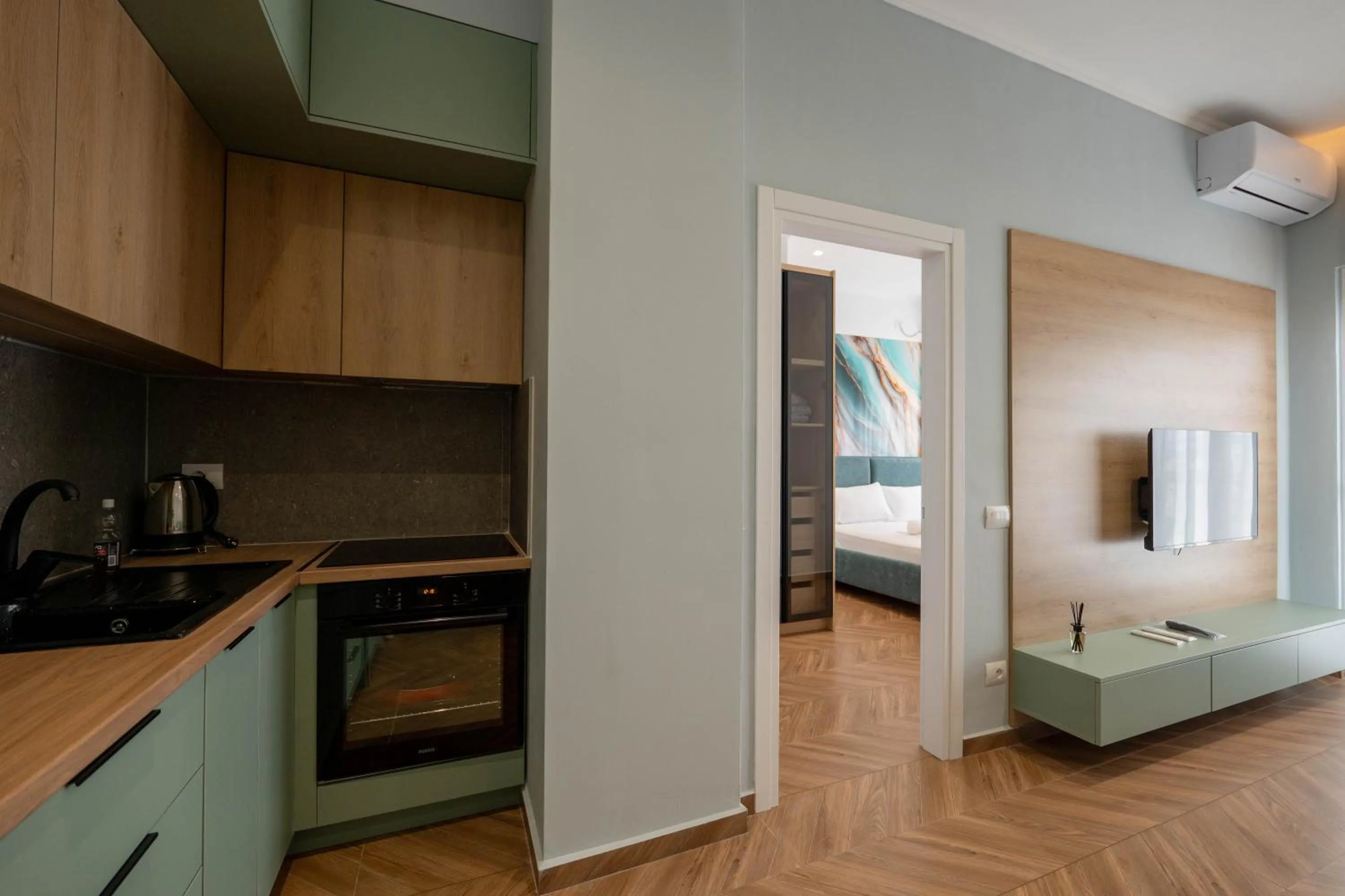 Bed in Regal Luxury Apartments