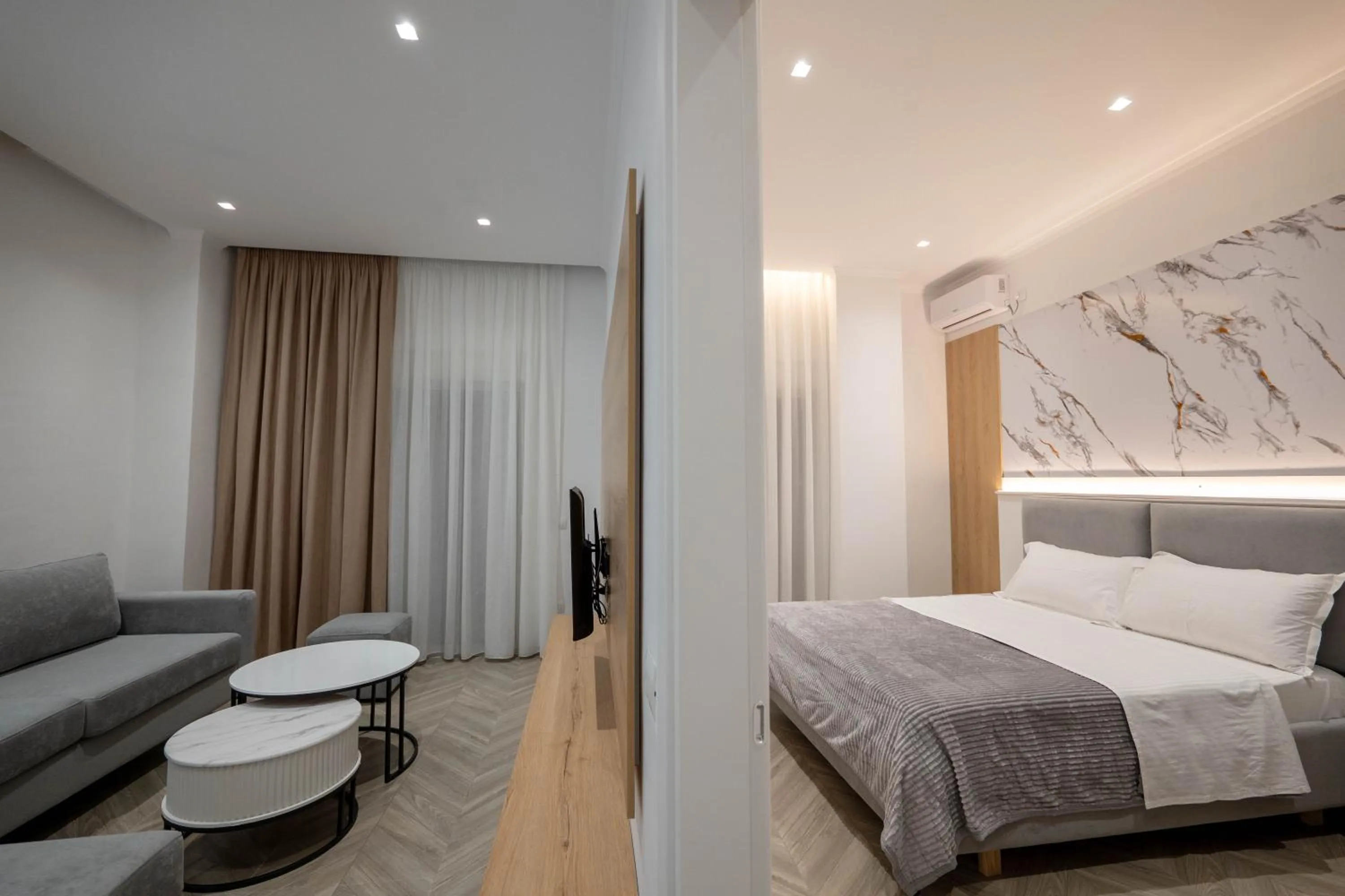 Bed in Regal Luxury Apartments