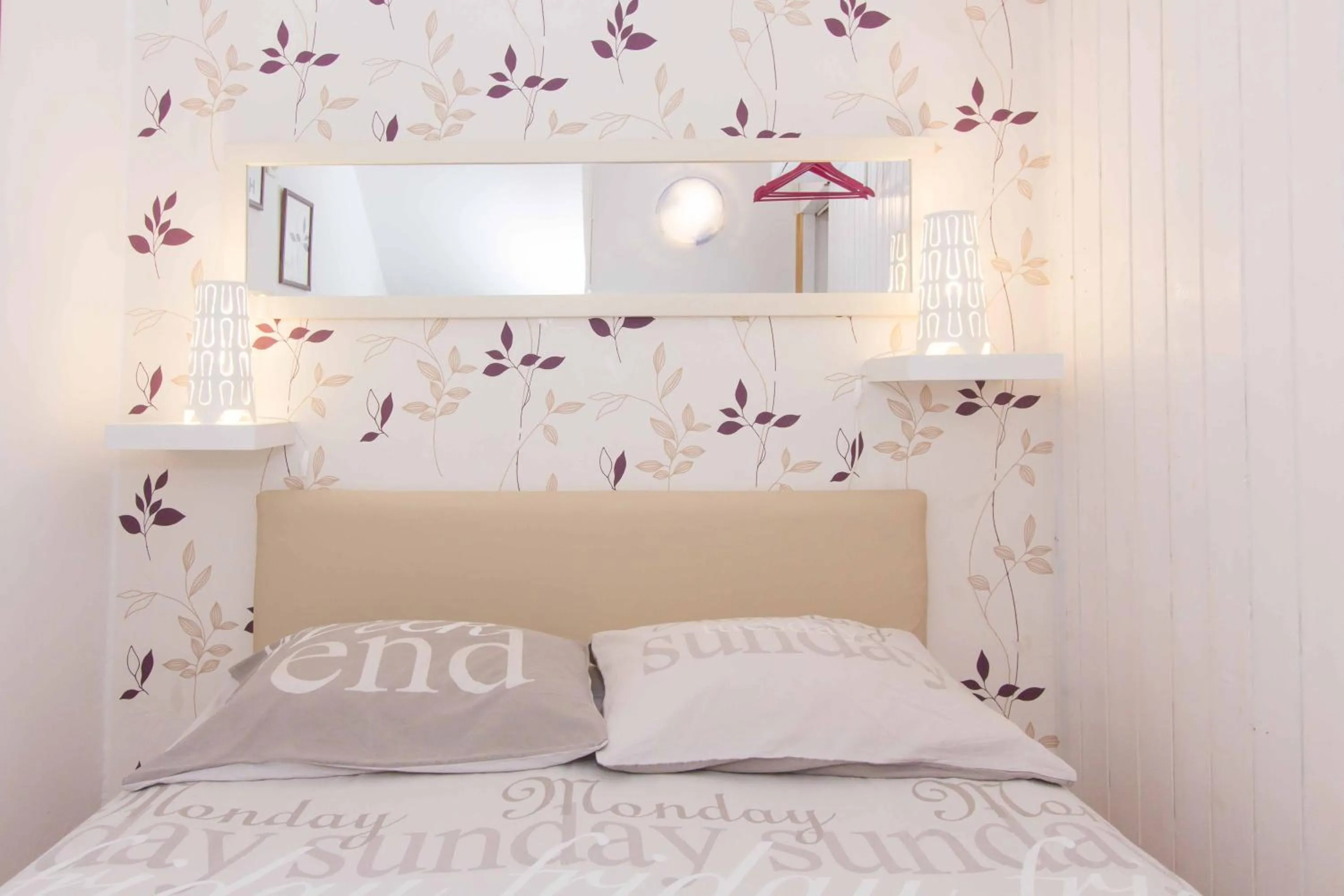 Property building, Bed in Red Valentino Apartment