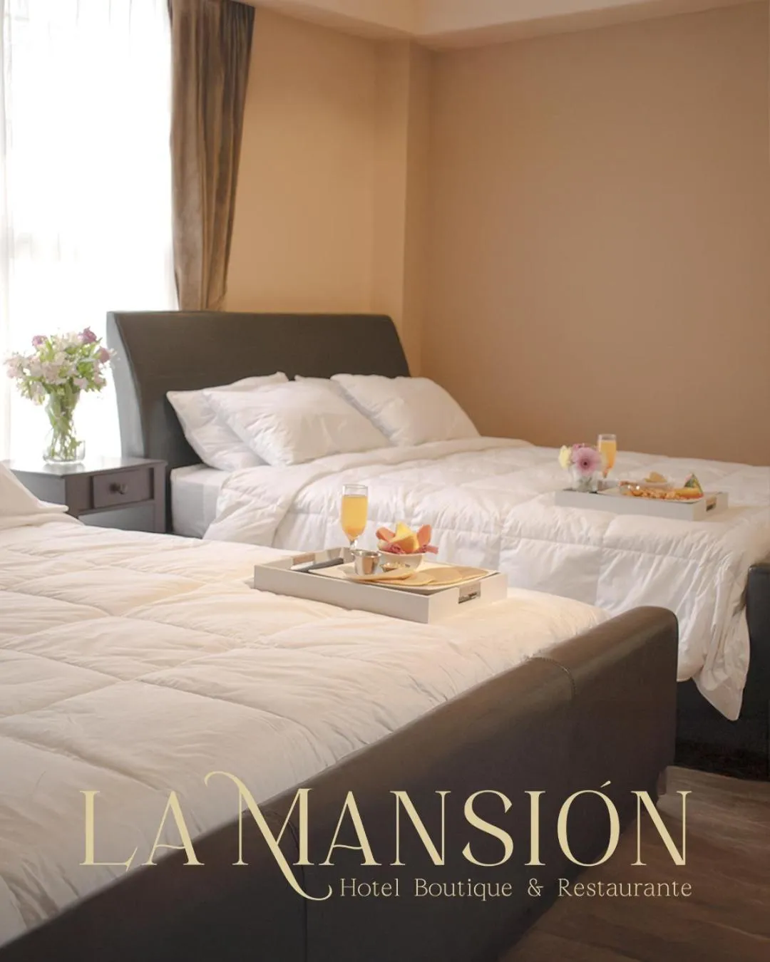 Bed in La Mansion Hotel Boutique & Restaurante