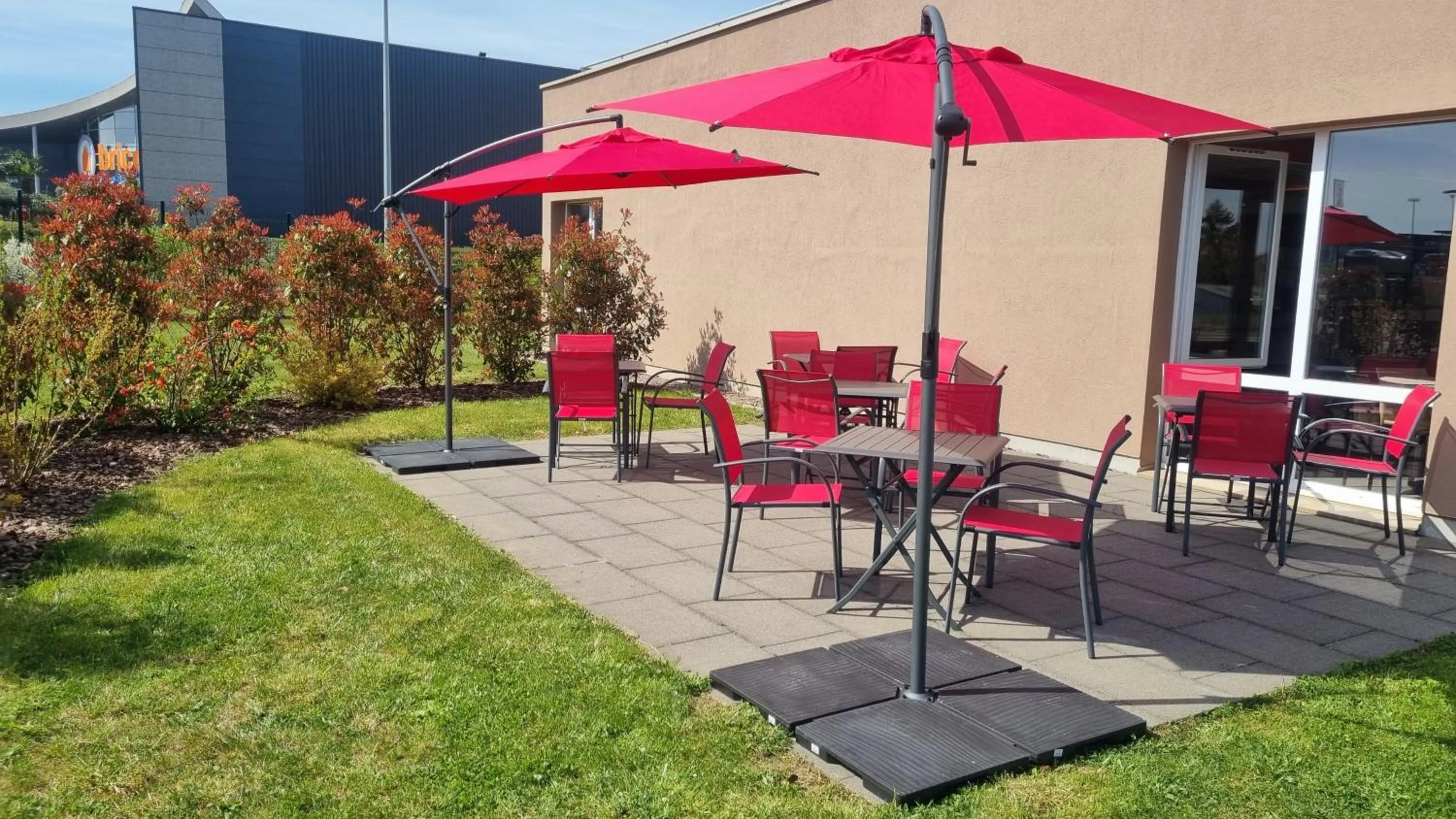 Patio in Ace Hotel Creutzwald Saint Avold