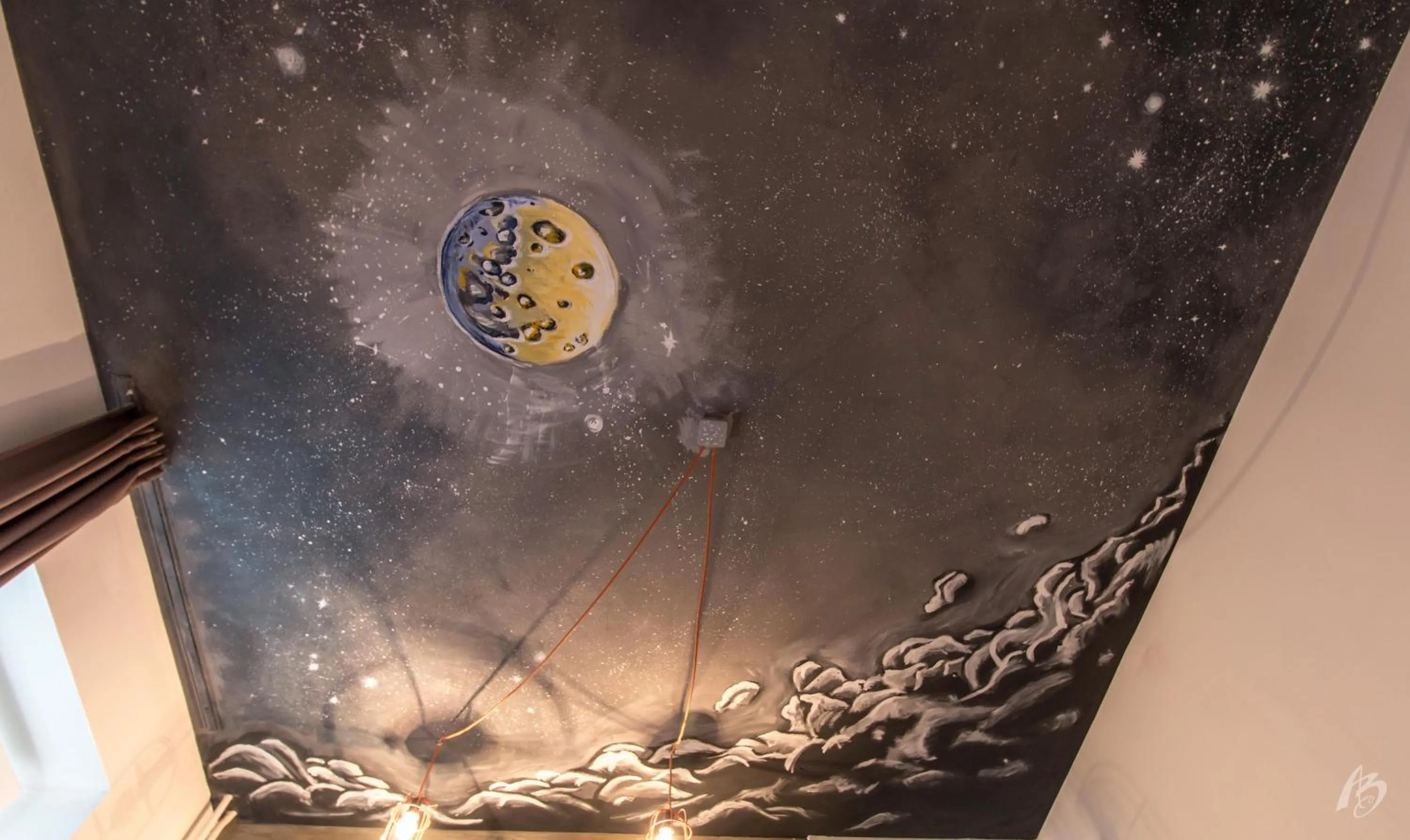 Decorative detail in Hostel Fair and Square