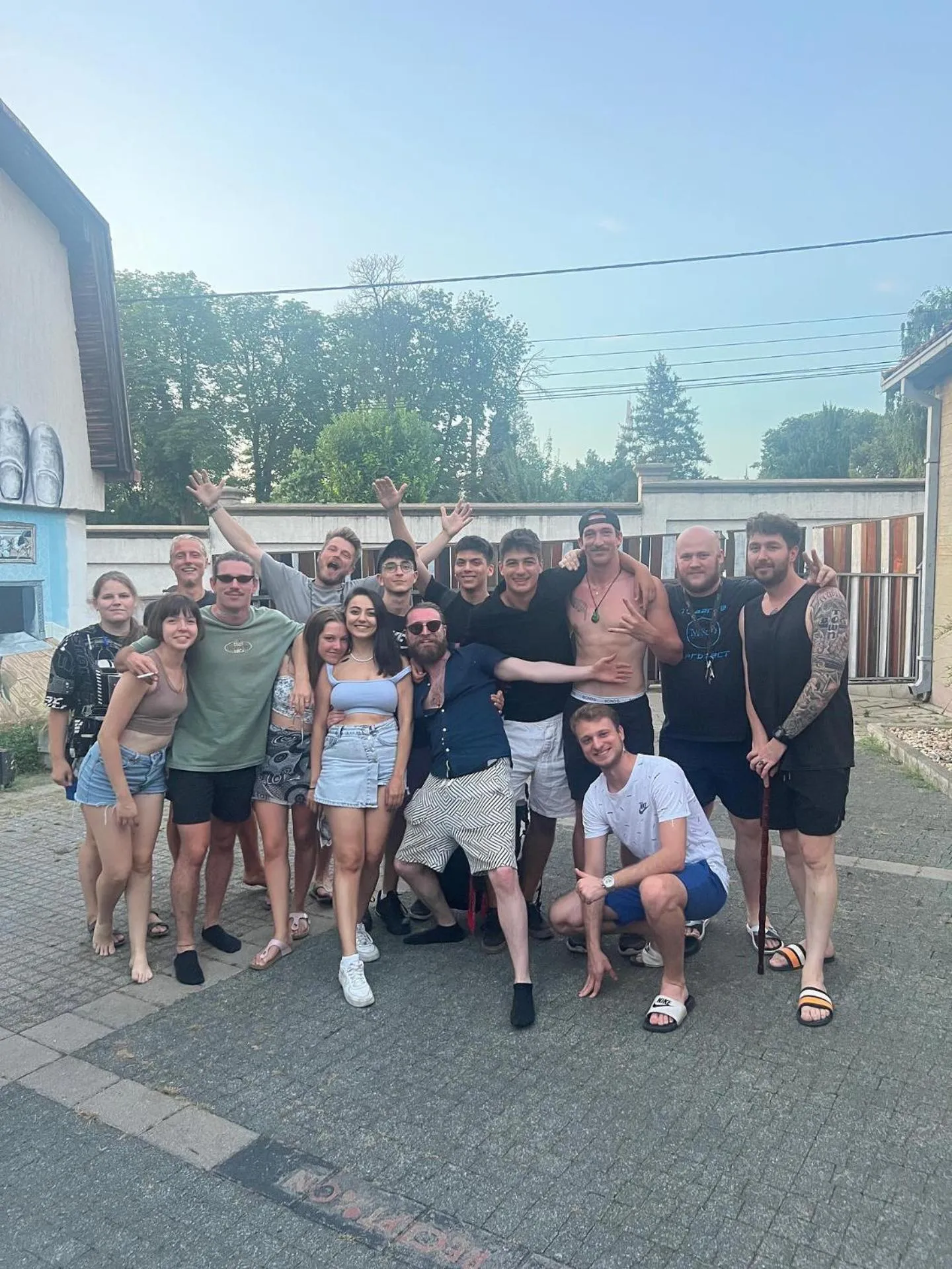 Communal lounge/ TV room in Hostel Fair and Square