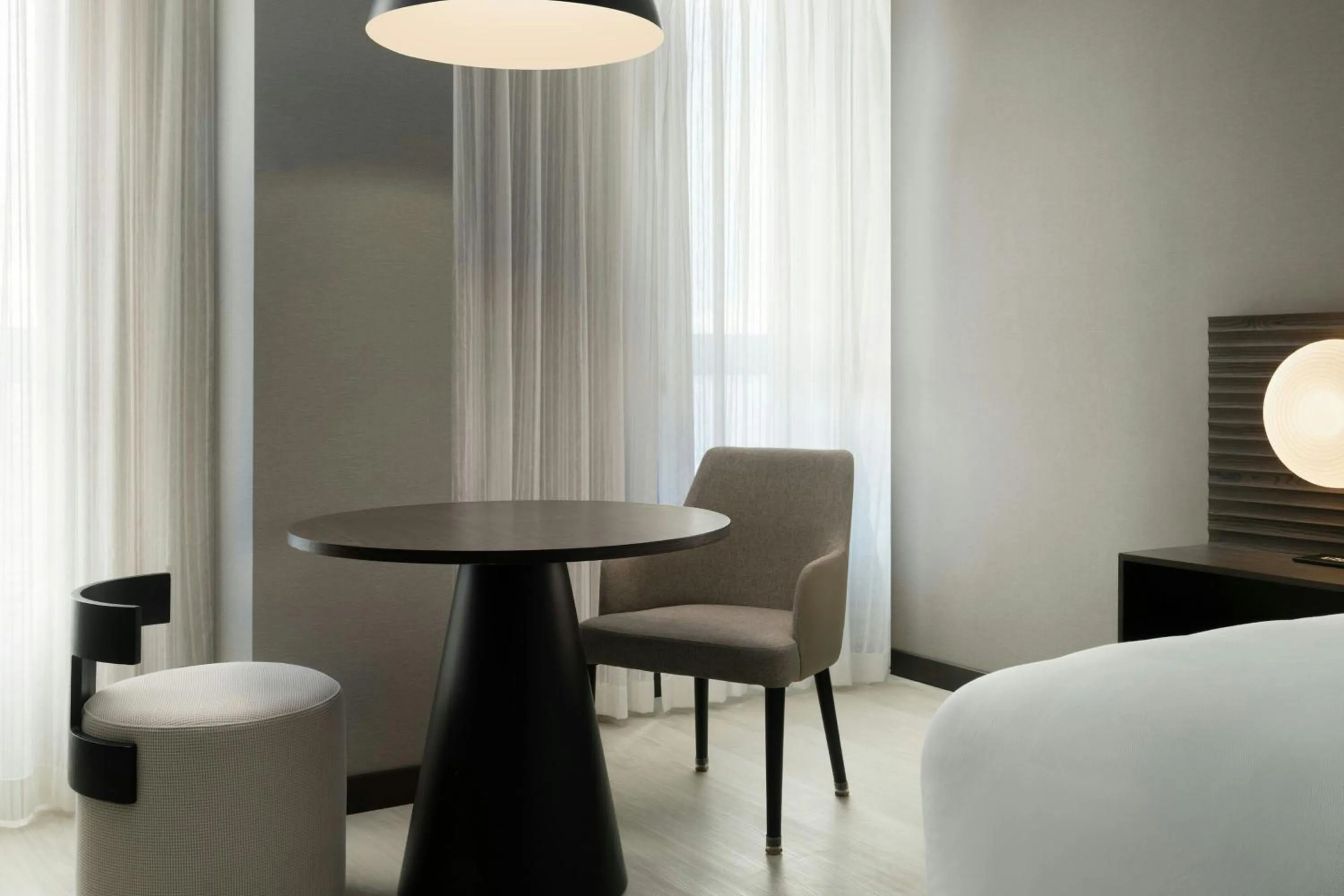 Photo of the whole room, Bed in AC Hotel by Marriott Burlington