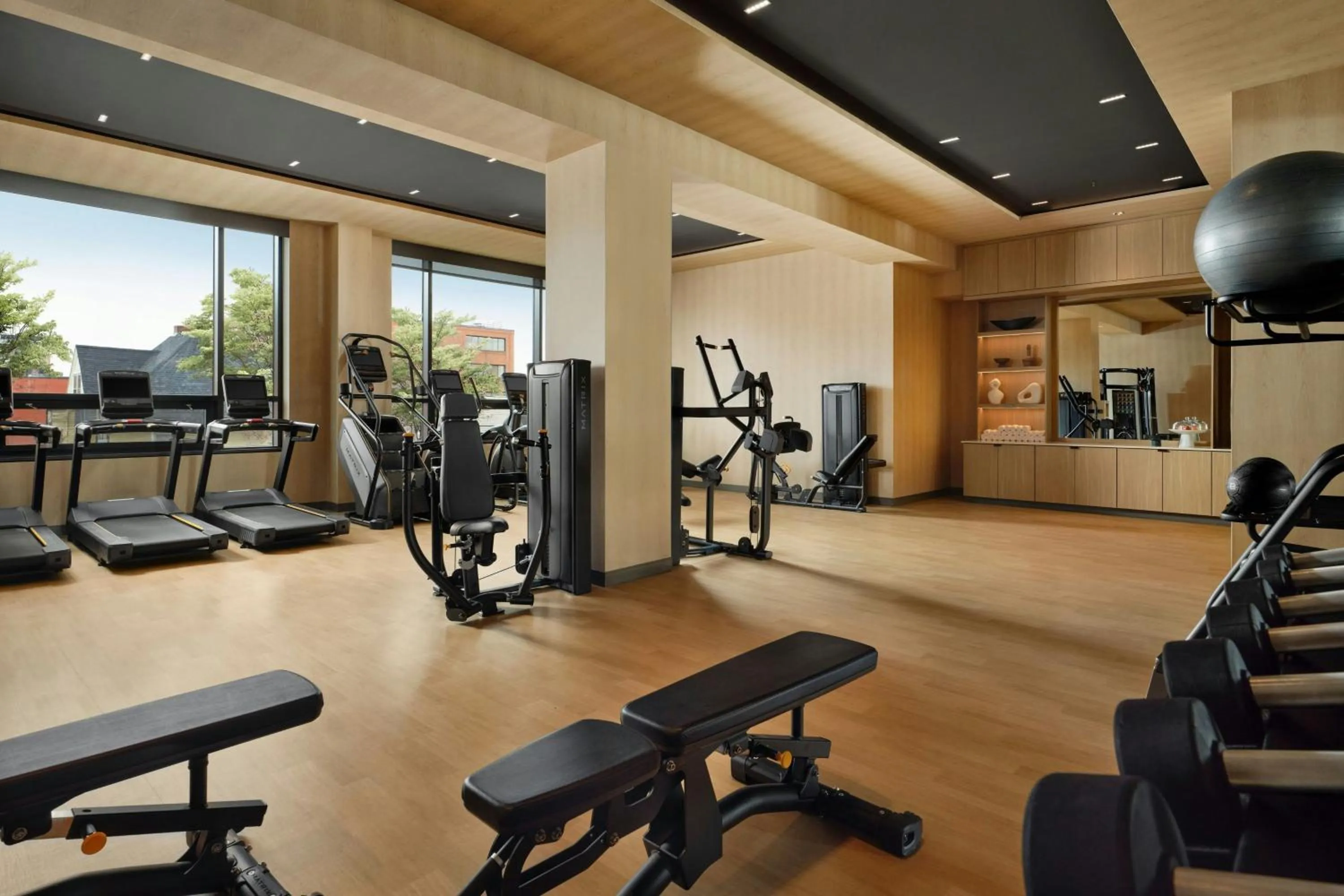 Fitness centre/facilities in AC Hotel by Marriott Burlington