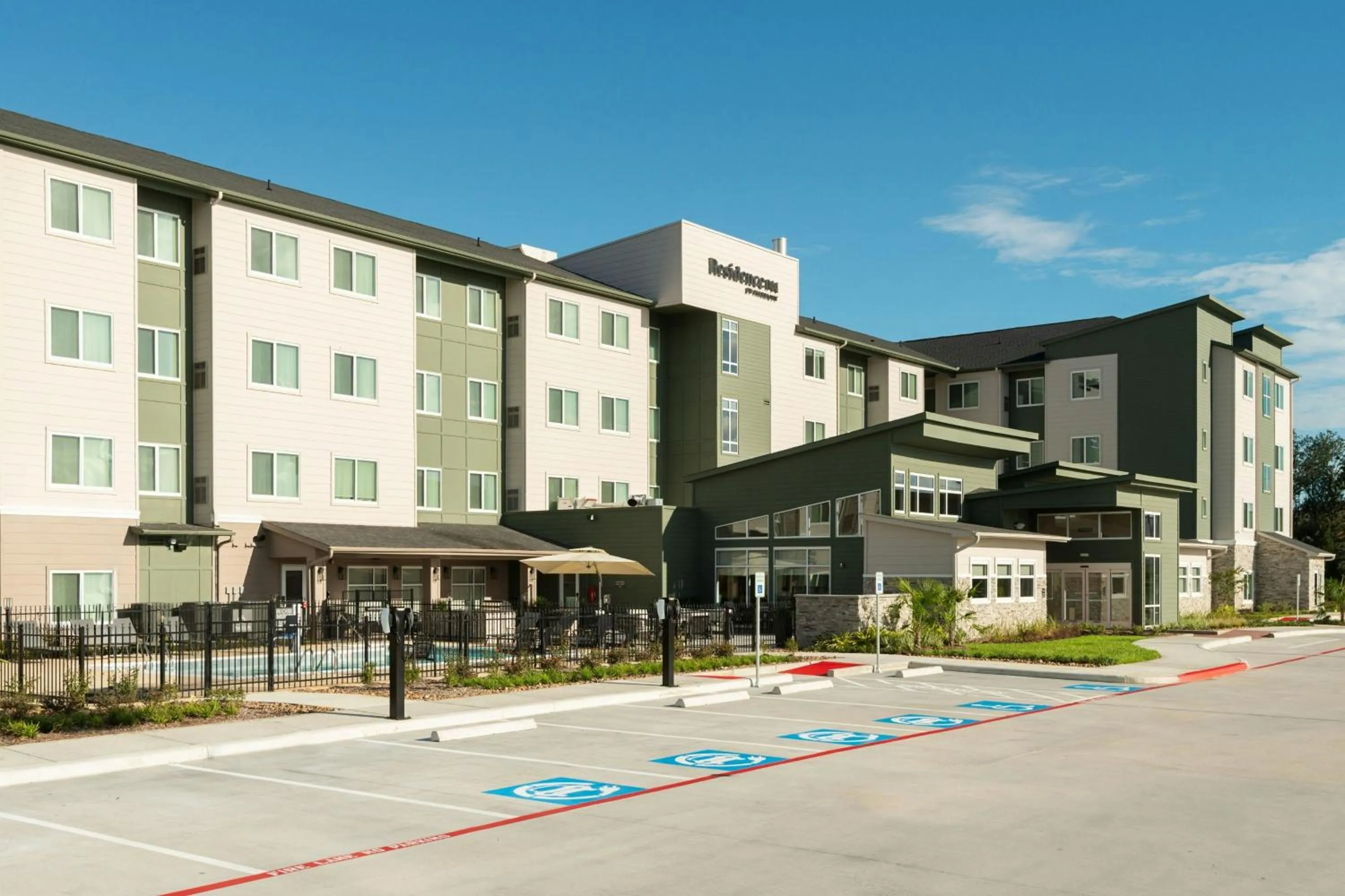 Property building in Residence Inn Pearland