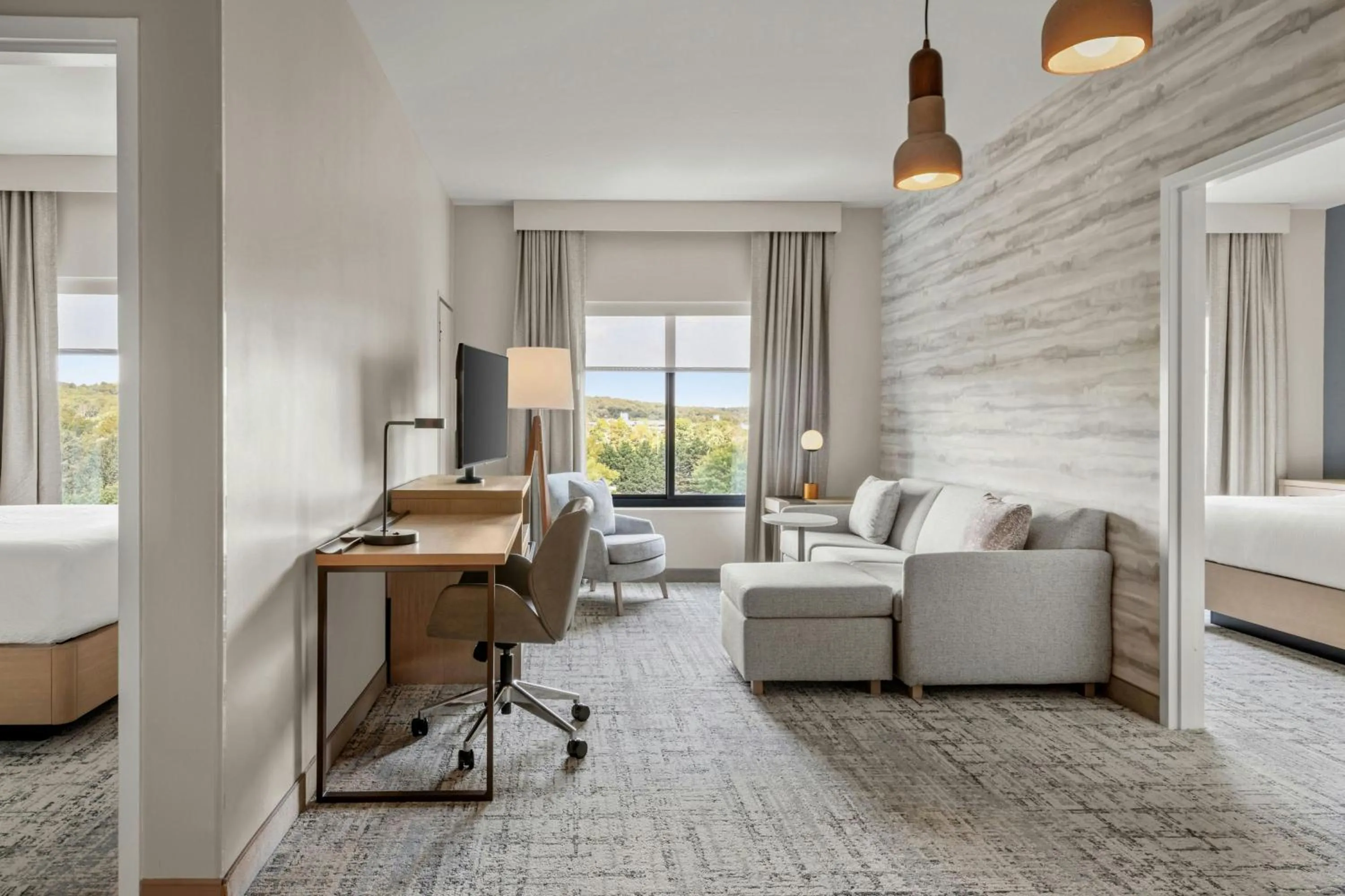 Bedroom, Bed in Residence Inn by Marriott Melville