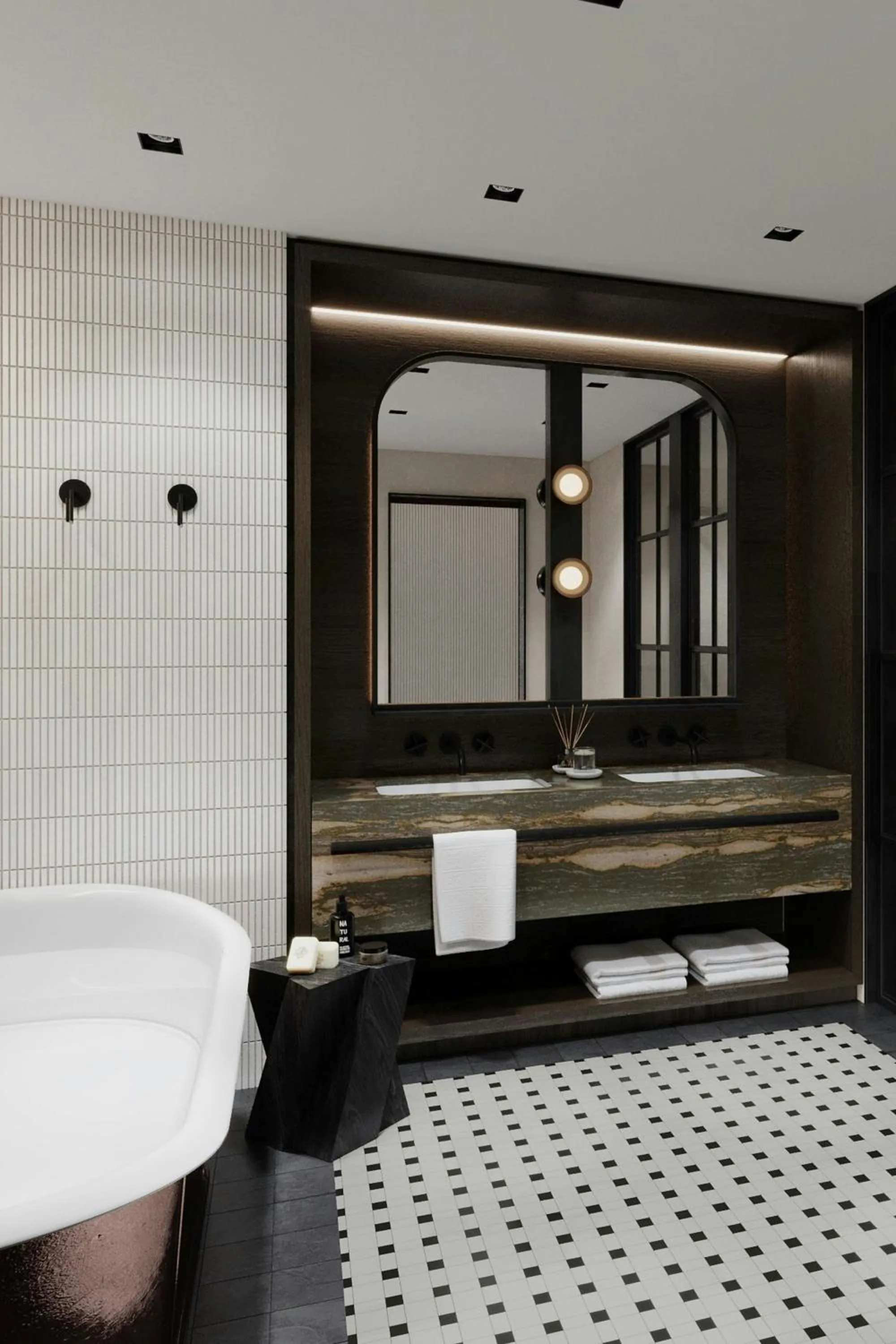 Bathroom in The SOMM Hotel & Spa, Autograph Collection