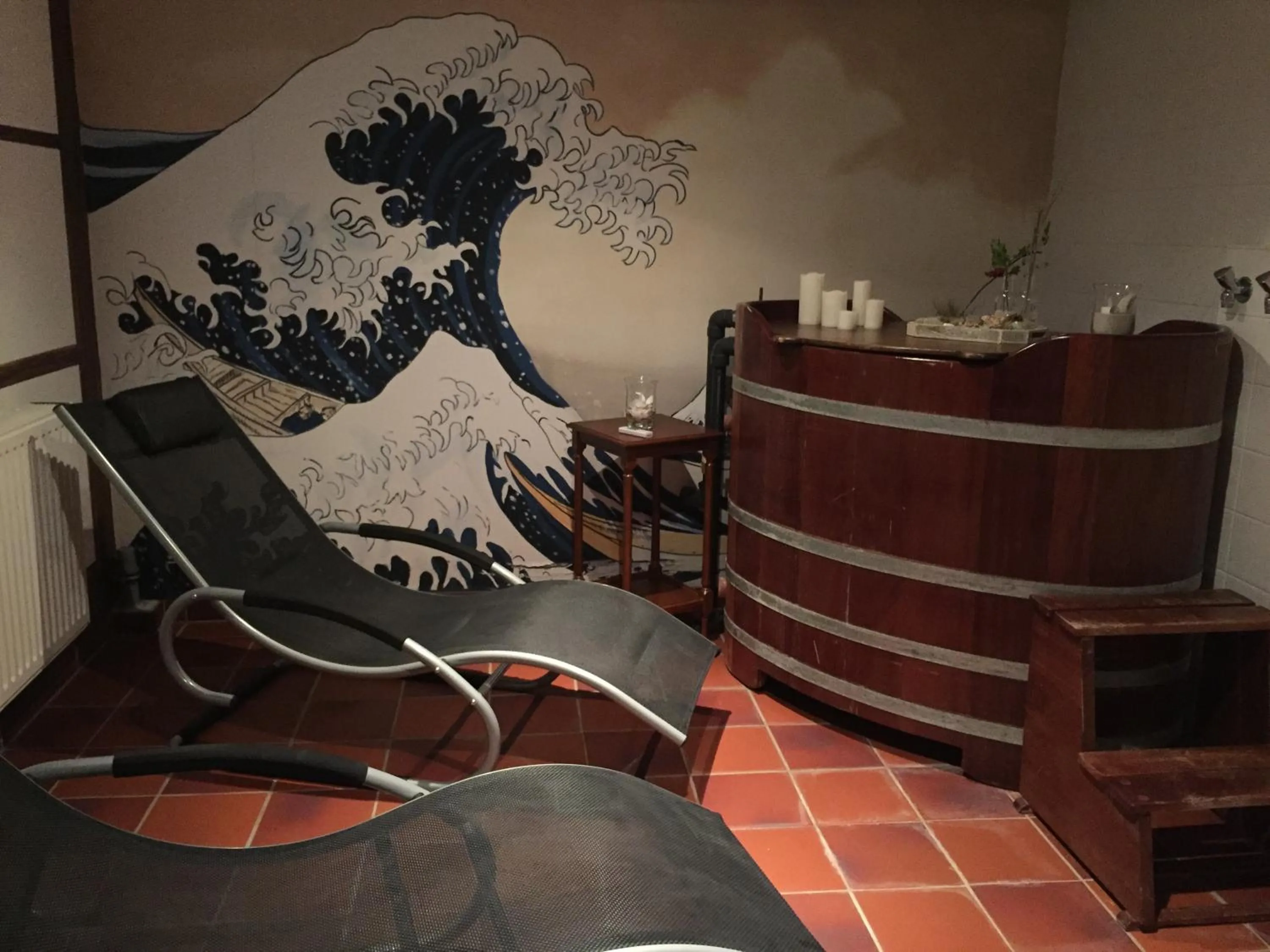 Sauna in Ferienwohnung Strandgut