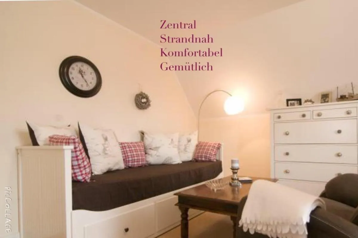 Living room in Ferienwohnung Strandgut