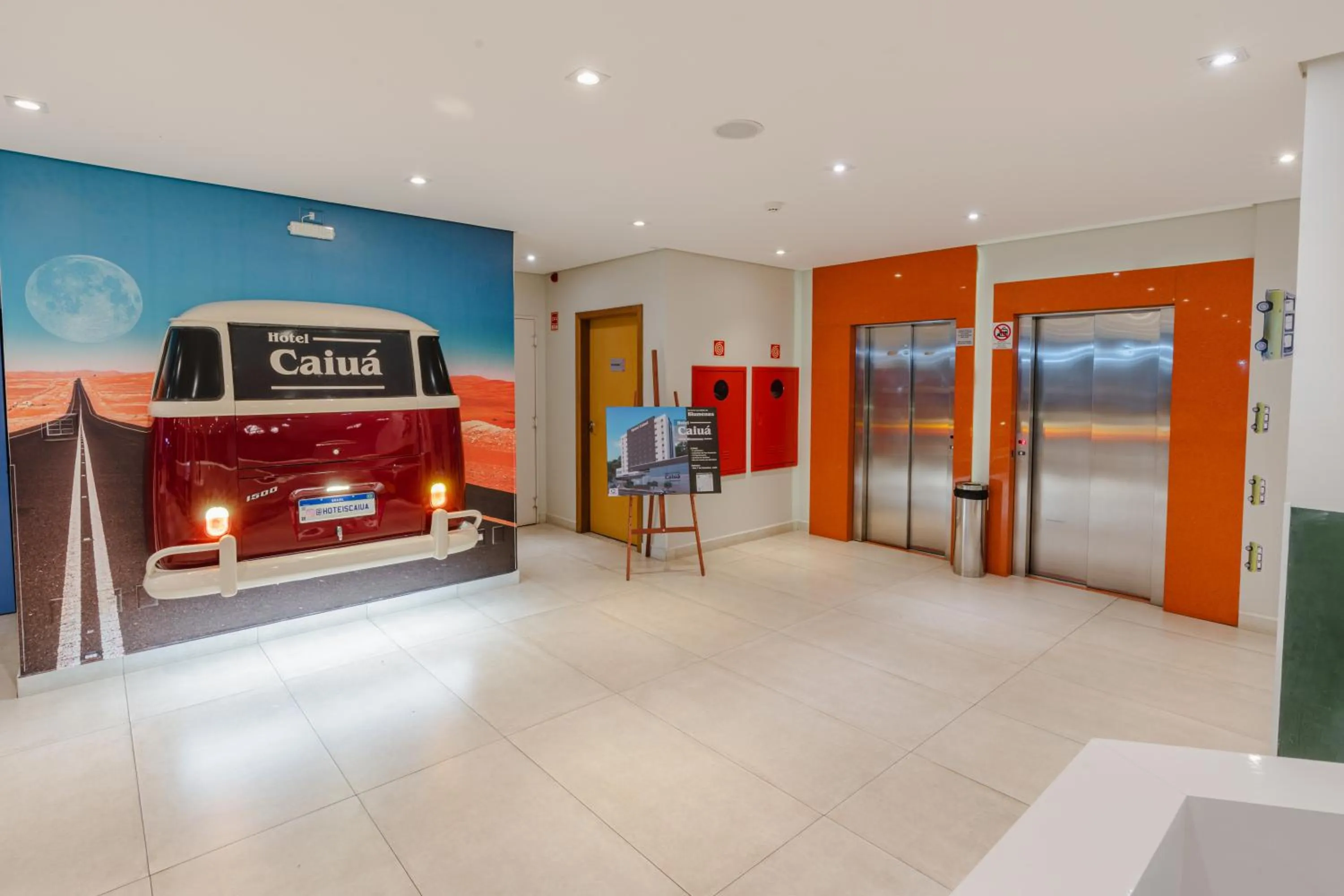 Lobby or reception in Hotel Caiuá Lago Umuarama