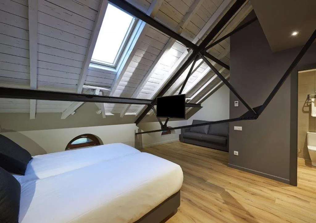 Bed in Hotel Parada Puigcerda