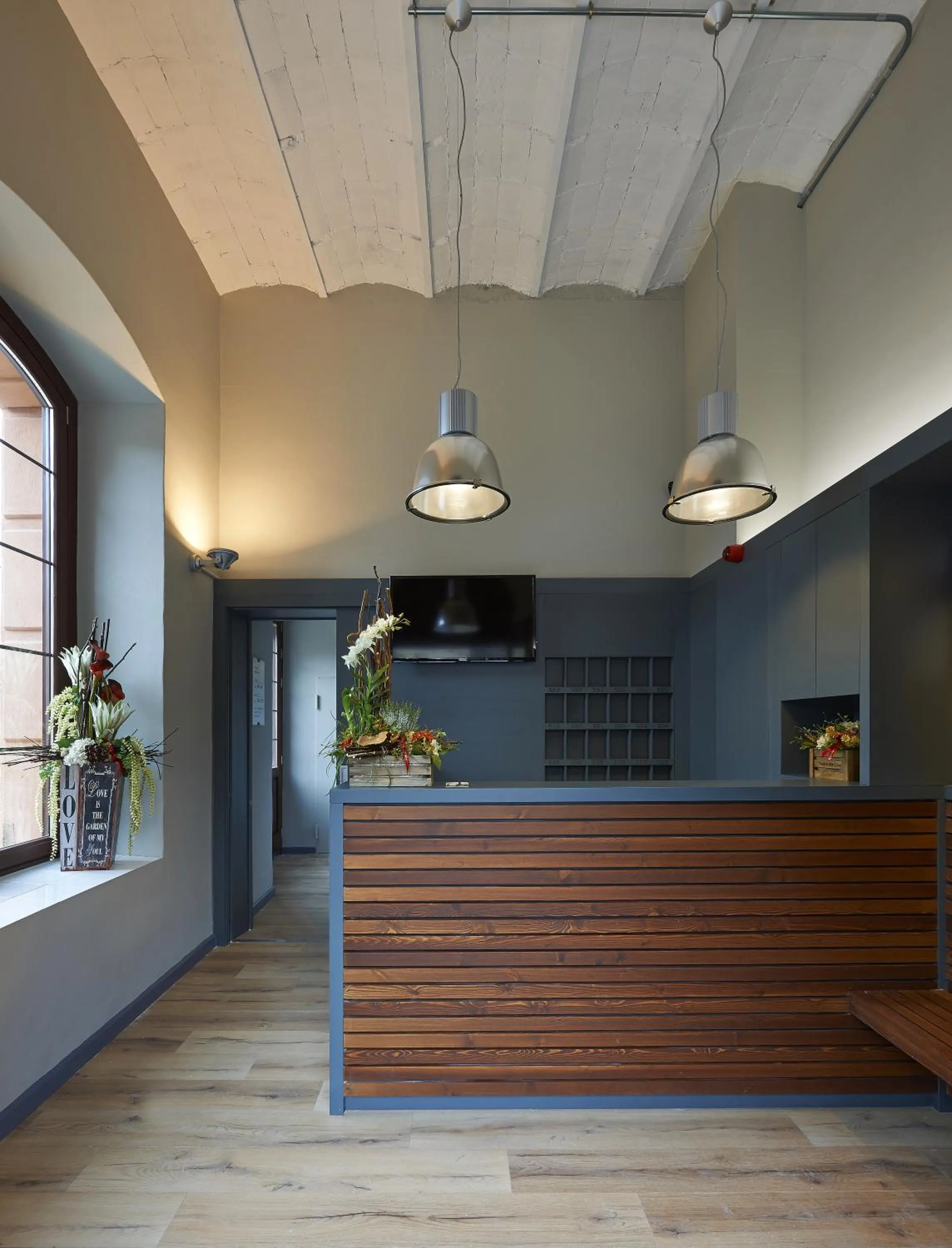 Lobby or reception in Hotel Parada Puigcerda