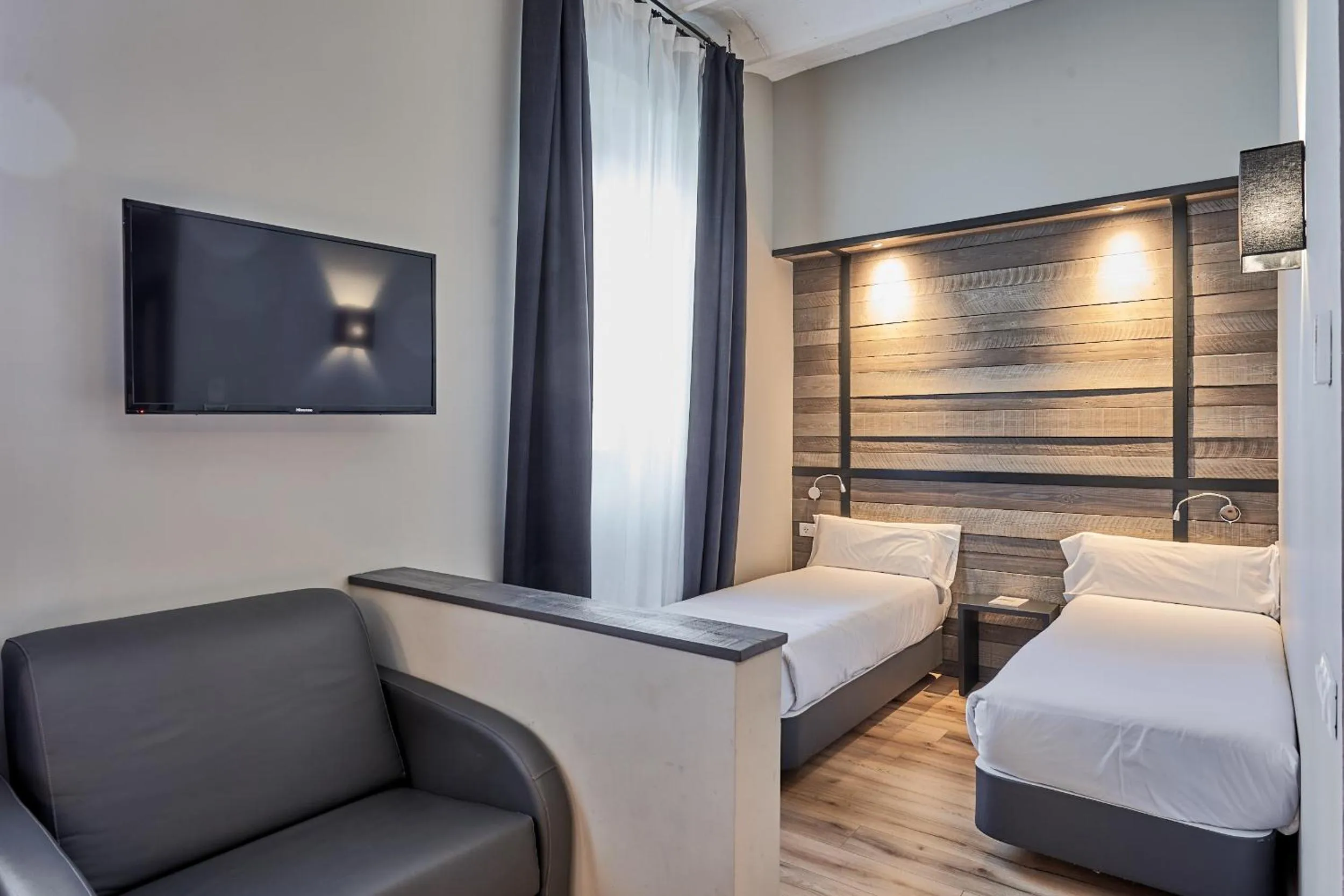 Bed in Hotel Parada Puigcerda