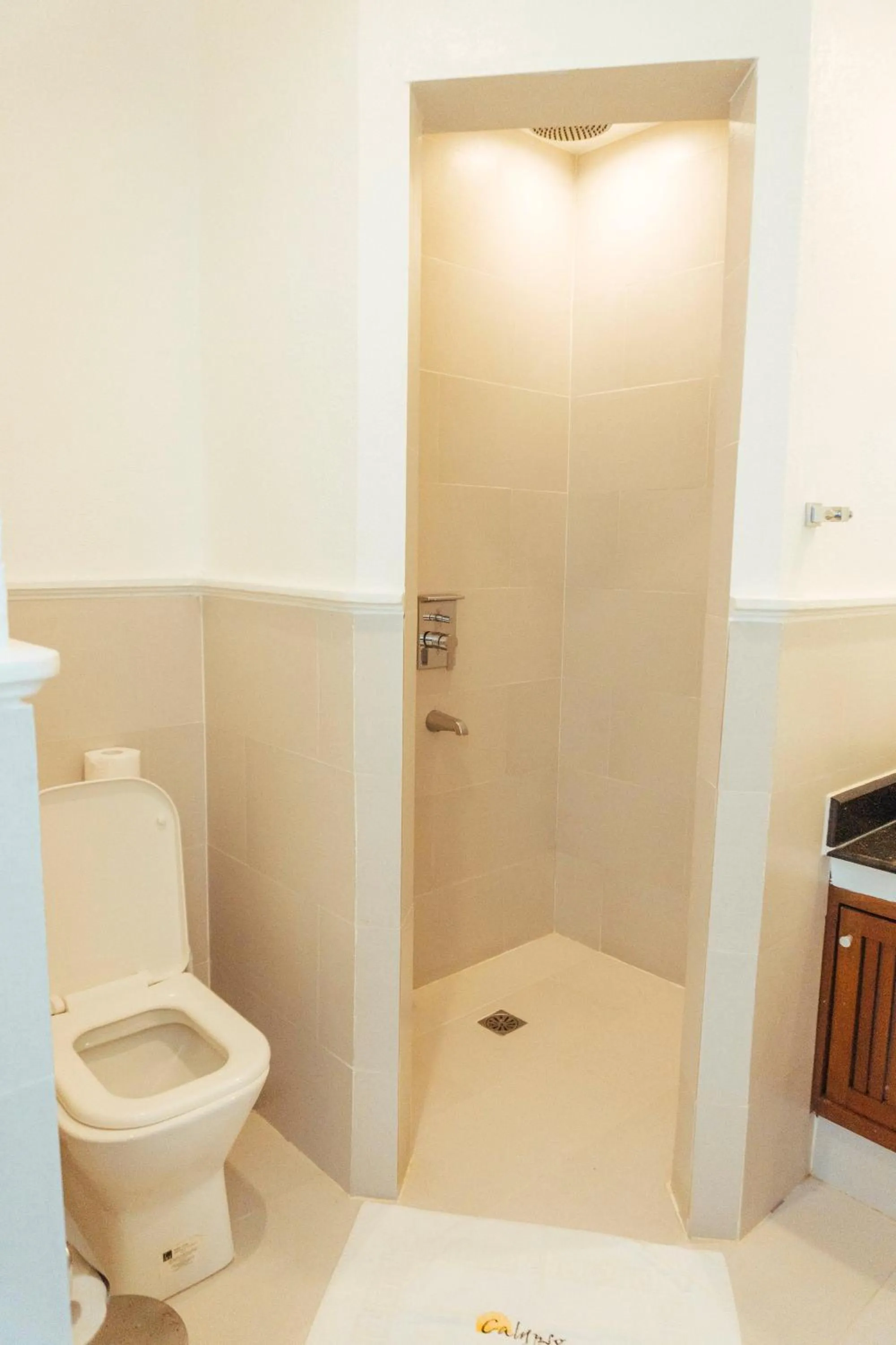 Bathroom in Calypso Beach and Dive Resort