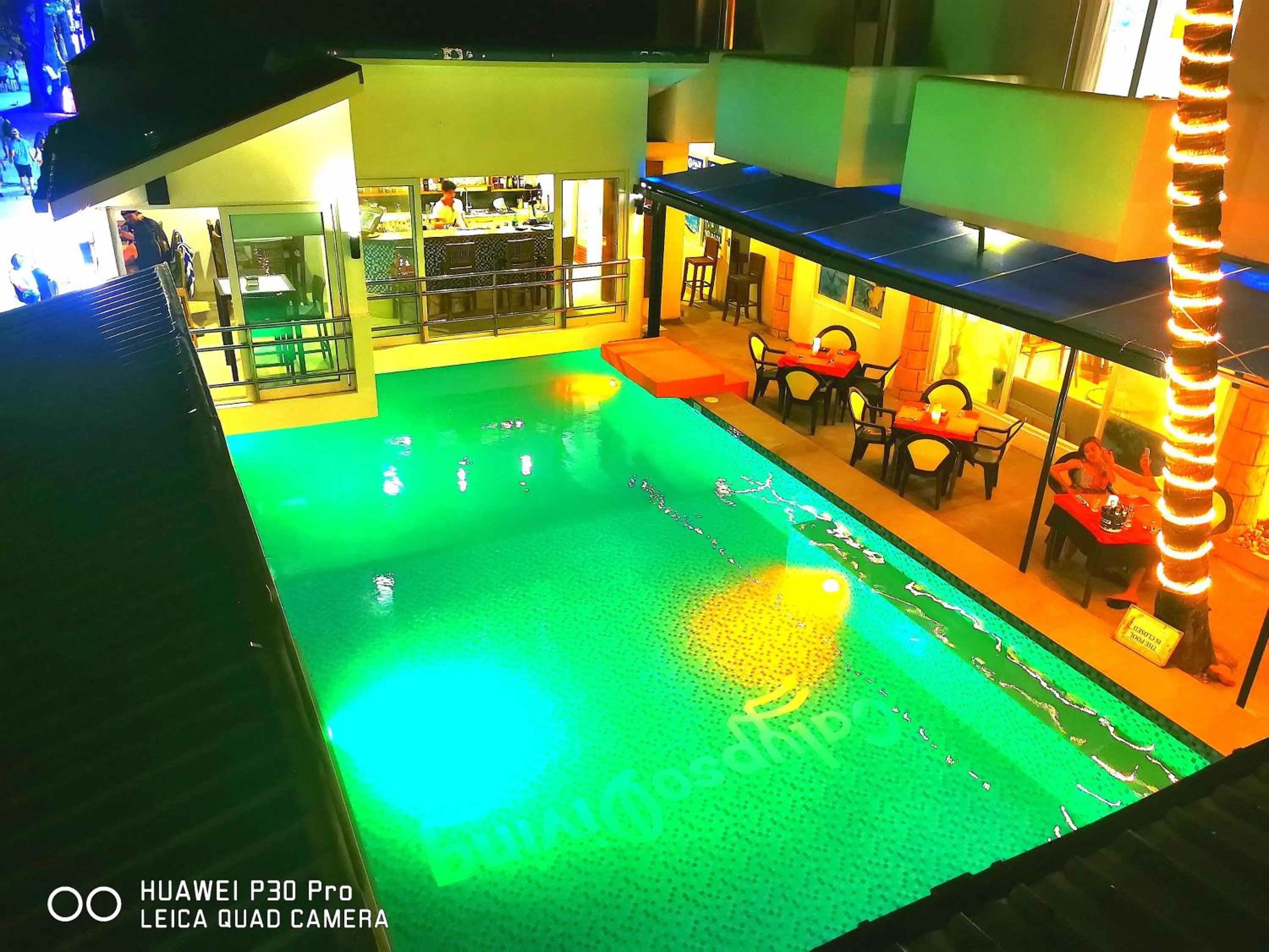 Pool view in Calypso Beach and Dive Resort